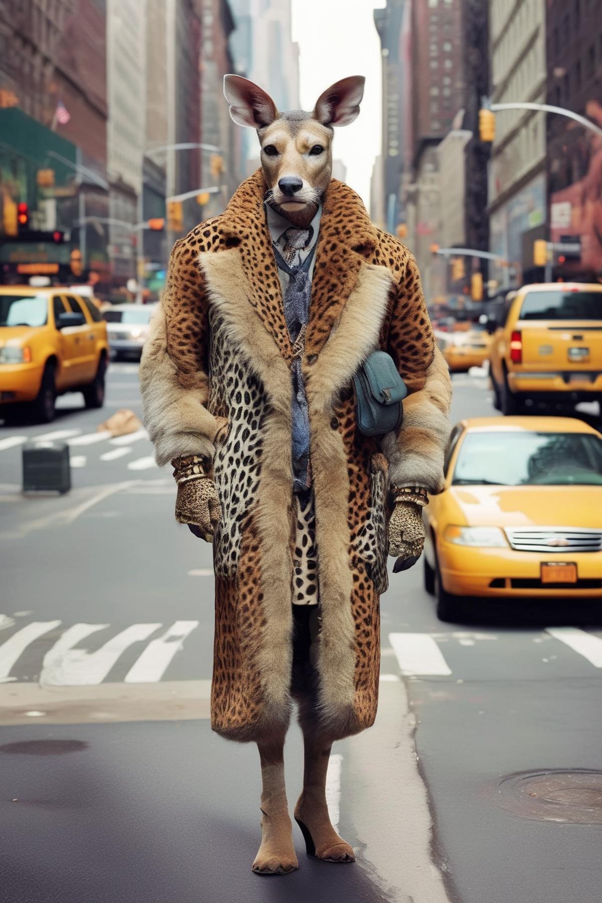 Dressed animals - A mix of animal and human that walks through the streets of New York and looks cool by Kappa_Neuro on Te...