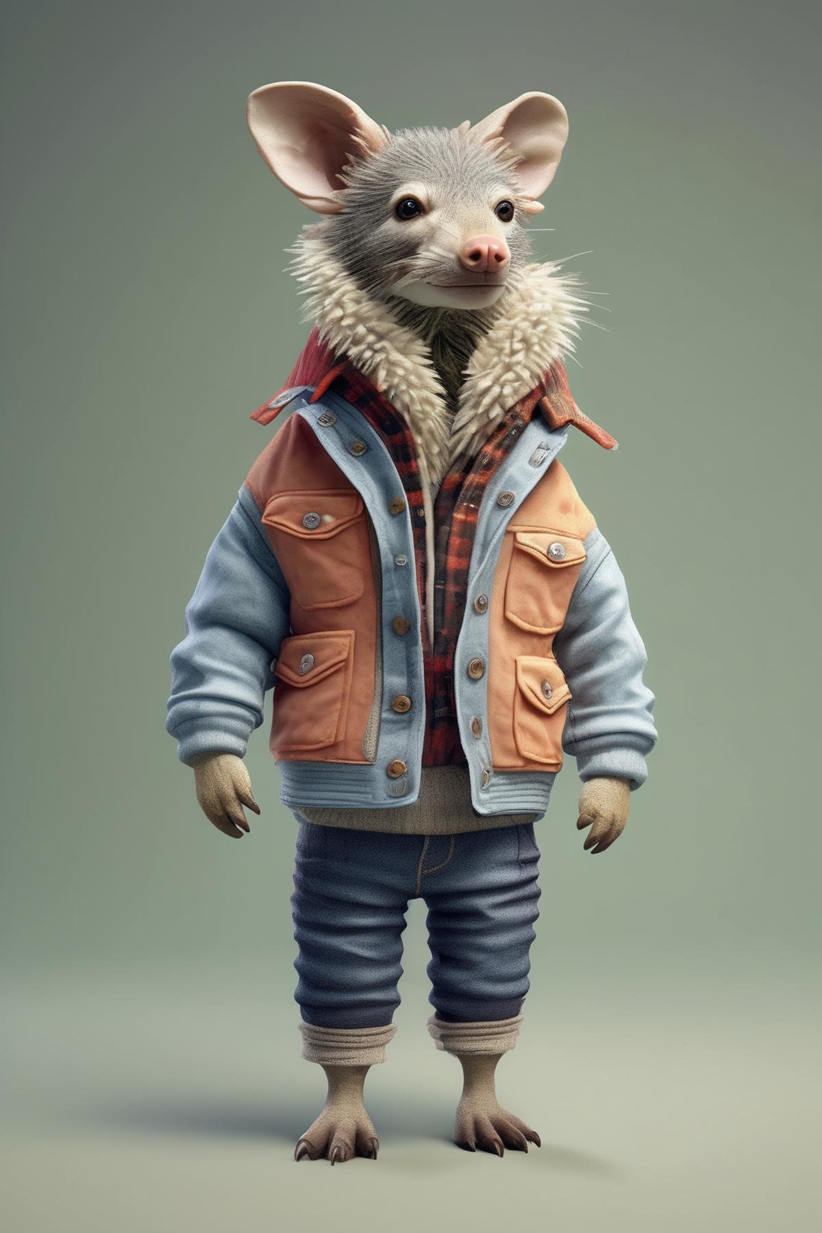 Dressed animals - a realistic animal wearing clothes by Kappa_Neuro on Tensor.Art