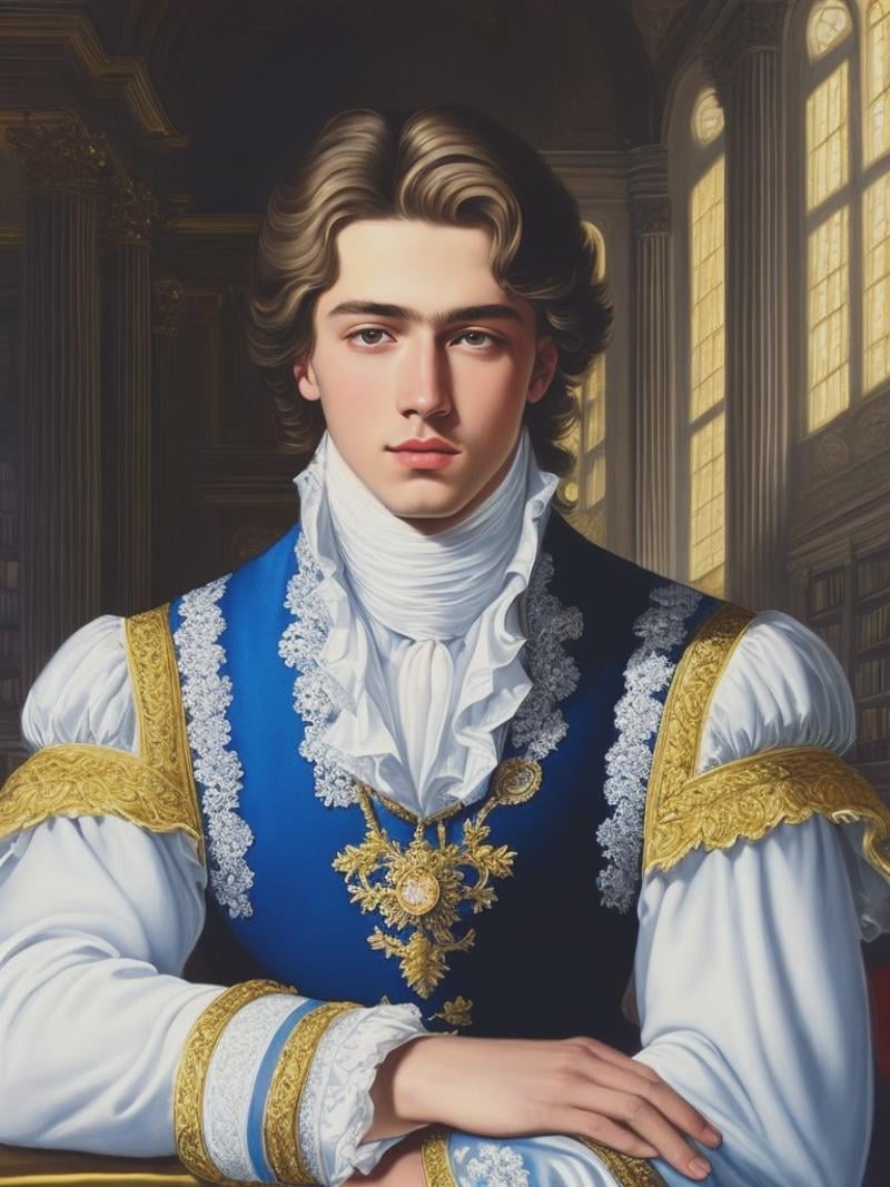 The cover of a most beautiful 18 years old white man with dark eyes,  close-up,  colonial clothing by Kappa_Neuro on Tenso...
