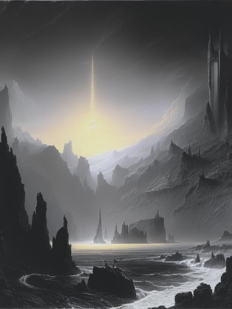 Imagine a John Martin drawing by Kappa_Neuro on Tensor.Art