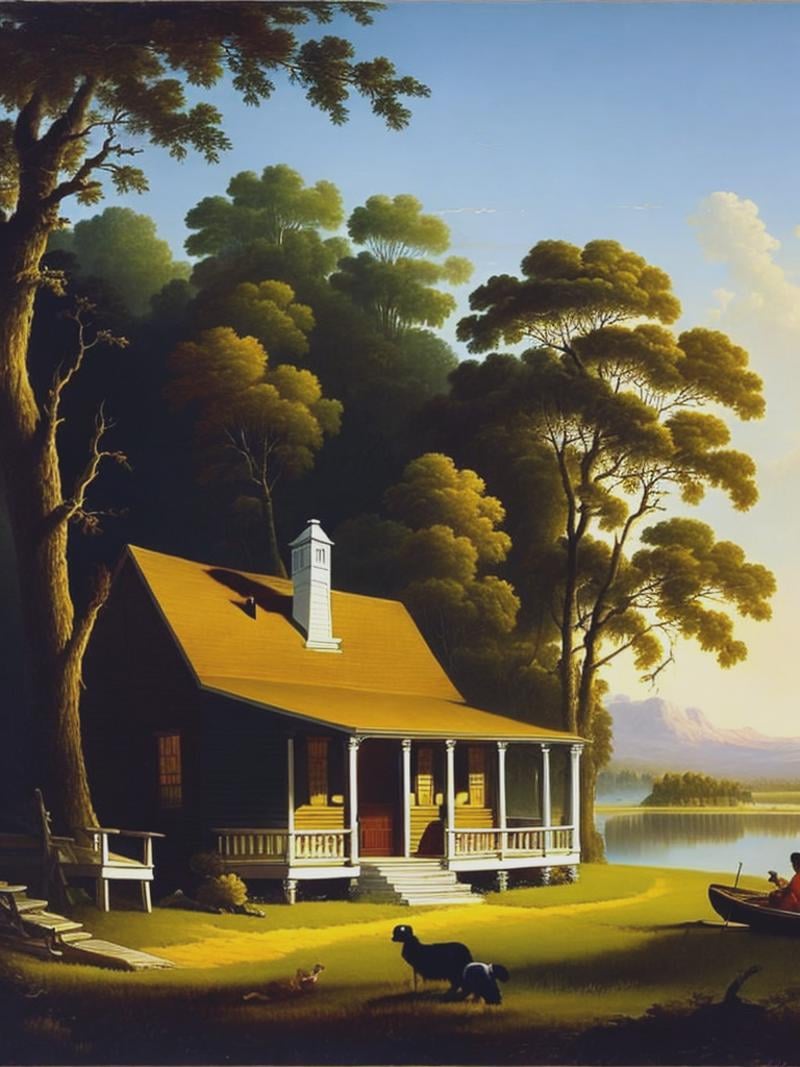 art by George Caleb Bingham by Kappa_Neuro on Tensor.Art