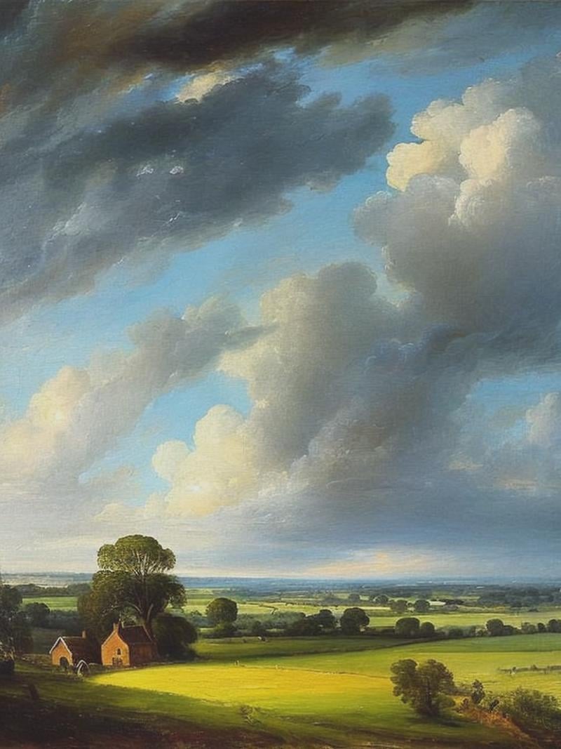 John Constable inspired landscape by Kappa_Neuro on Tensor.Art