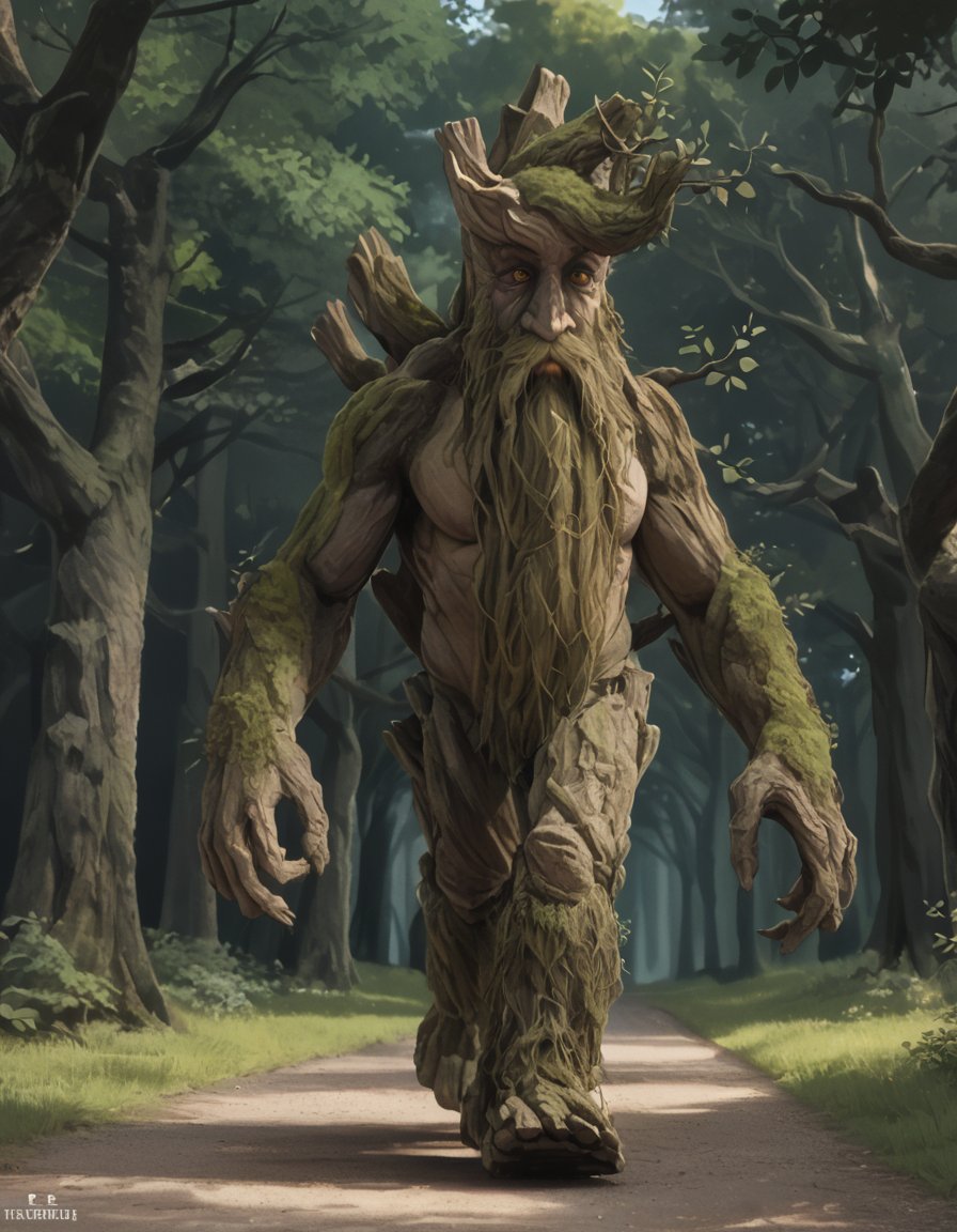 treebeard,  walking,  tree by AIArstChannel on Tensor.Art