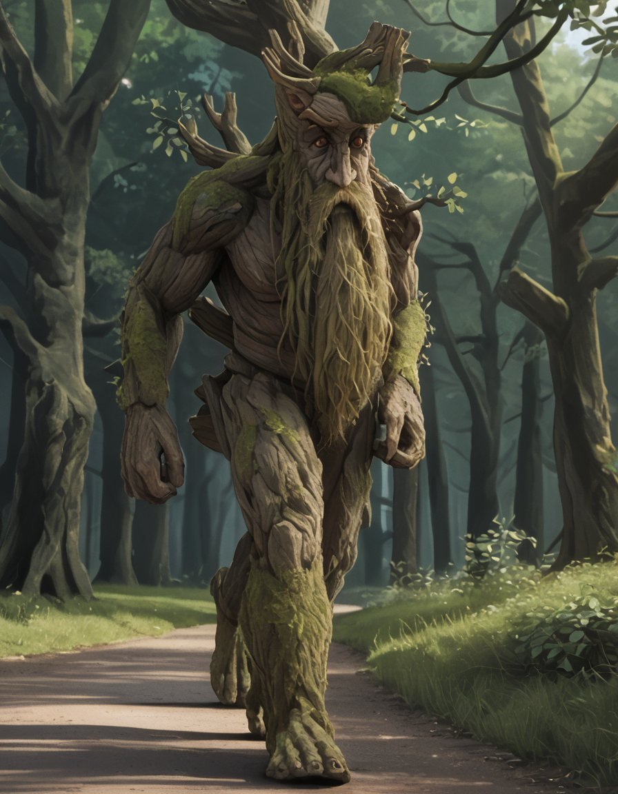 treebeard,  walking,  tree by AIArstChannel on Tensor.Art