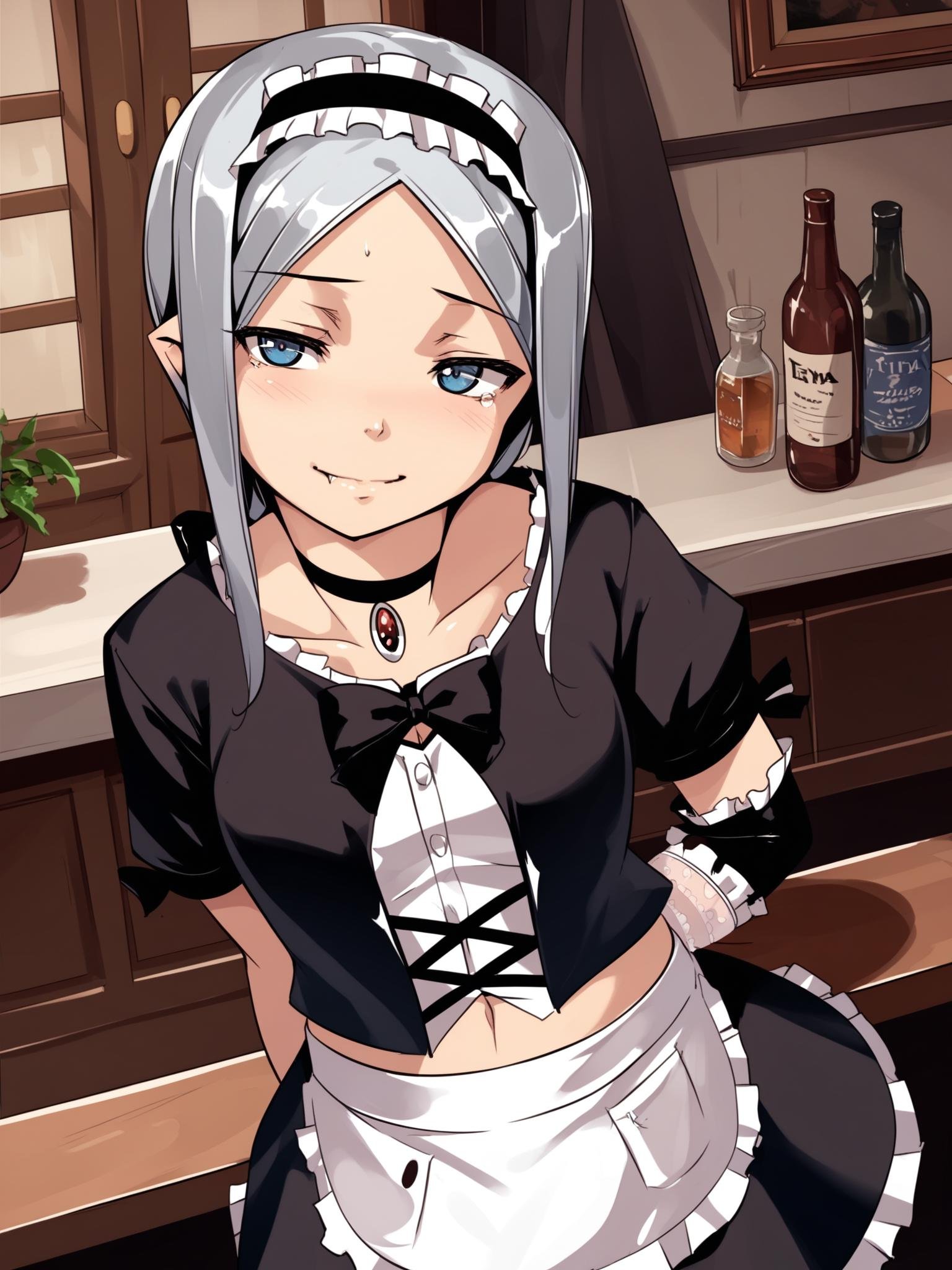 ht_leia,  silver hair,  blue eyes by happy_tentacle on Tensor.Art
