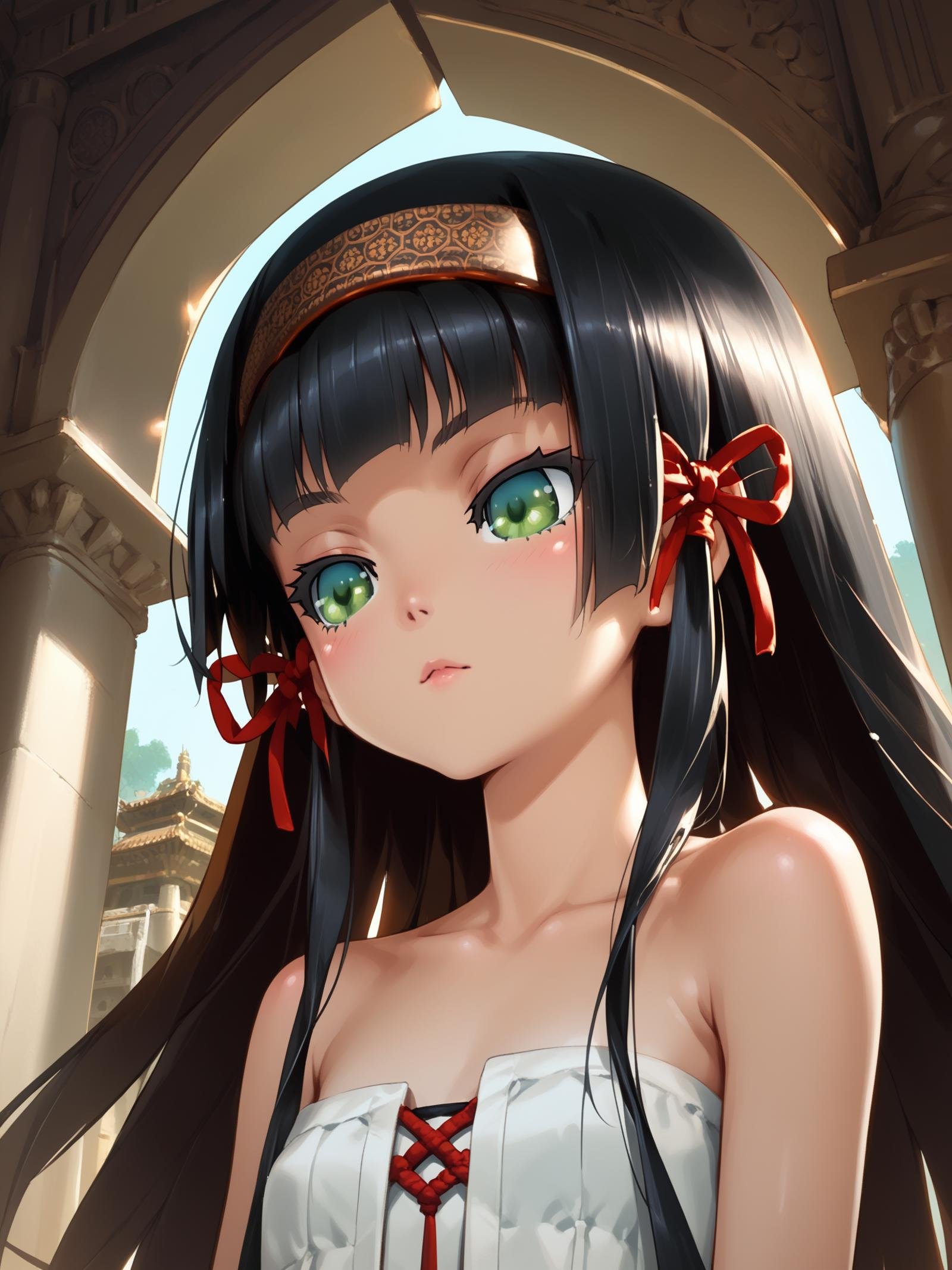 ht_renge,  hair ribbon,  hairband by happy_tentacle on Tensor.Art