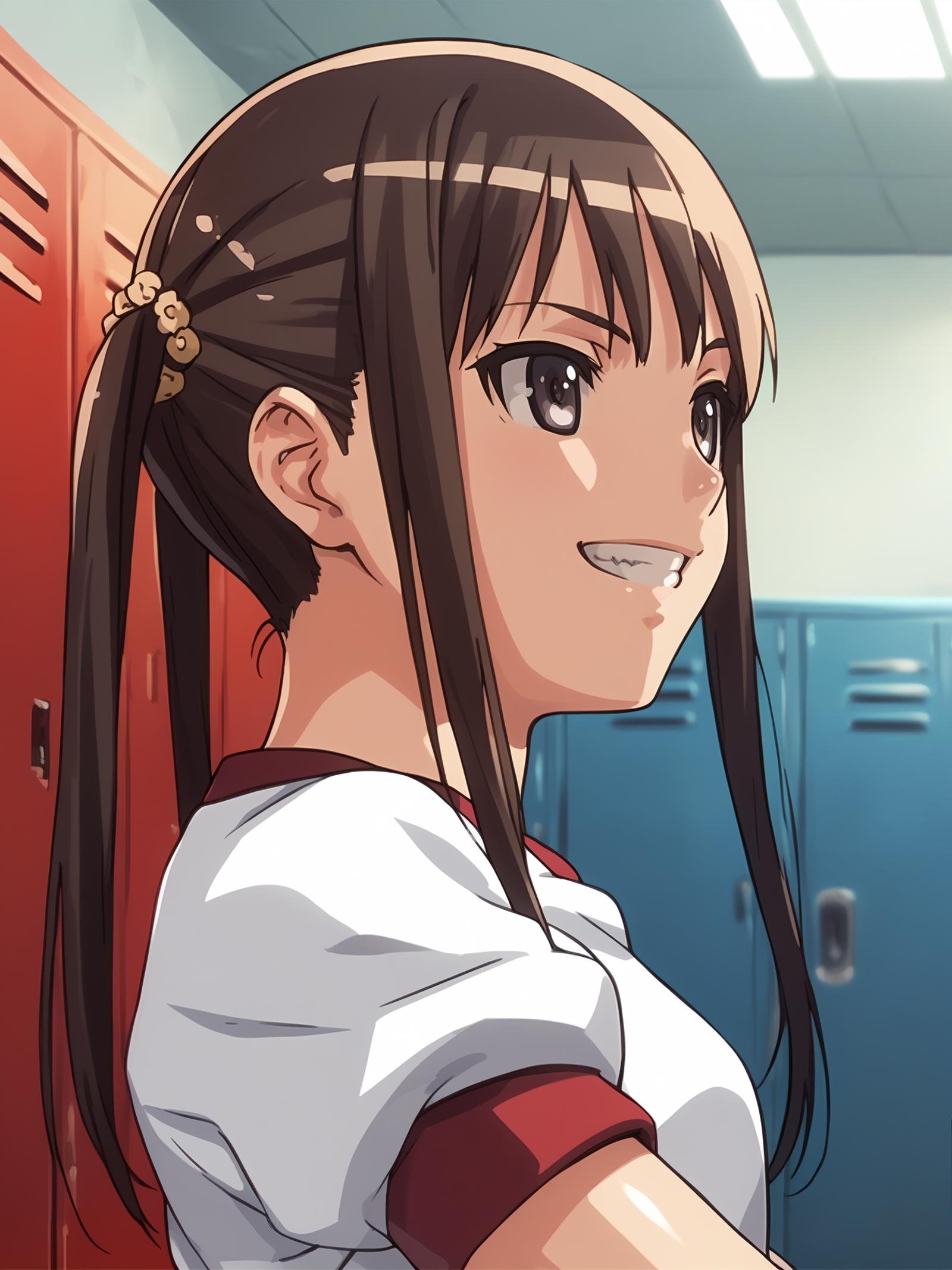 ht_mio,  gym uniform,  red buruma by happy_tentacle on Tensor.Art