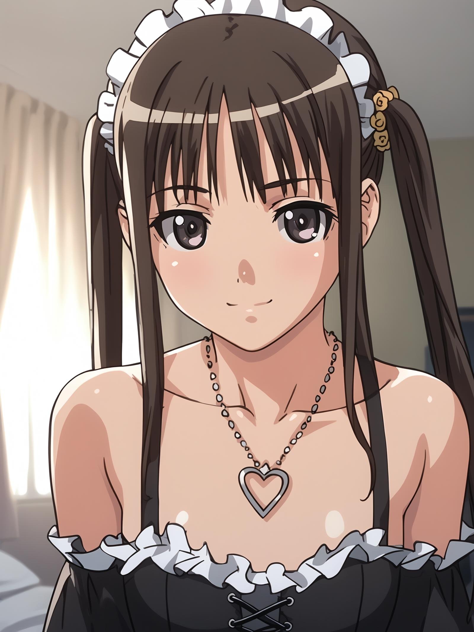 ht_mio,  black dress,  frilled dress by happy_tentacle on Tensor.Art