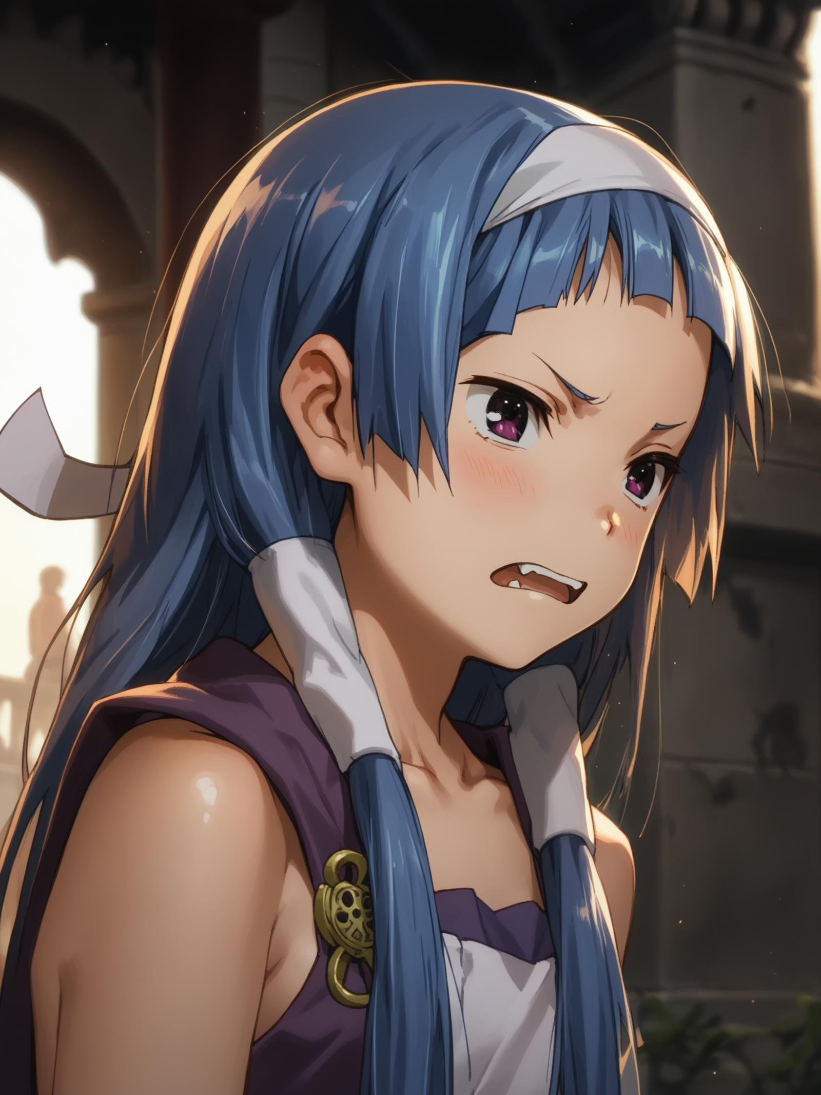 ht_nagi,  flat chest,  blue hair by happy_tentacle on Tensor.Art