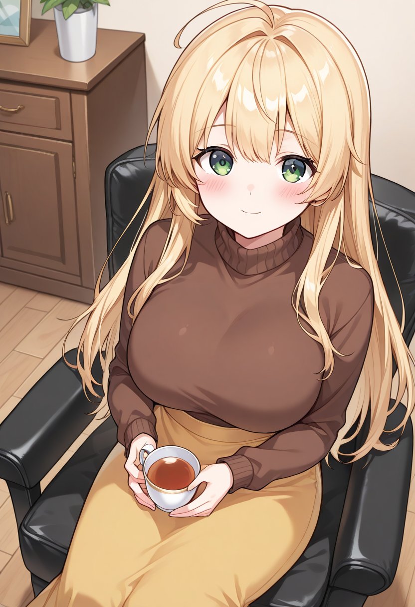 1girl,  solo,  blonde hair by dodinhutsor on Tensor.Art
