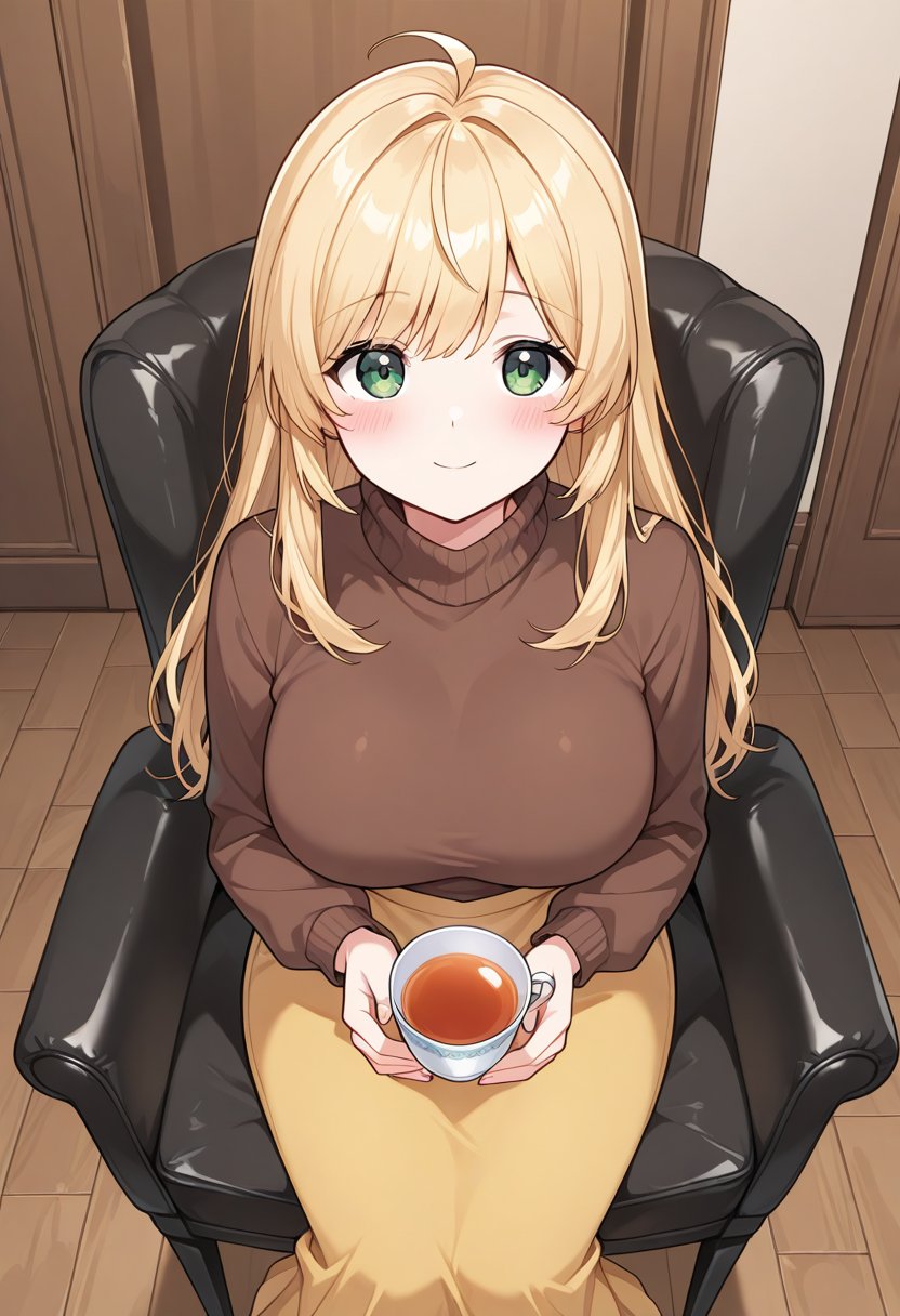 1girl,  solo,  blonde hair by dodinhutsor on Tensor.Art
