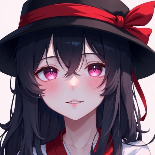 pink eyes,  hat,  blue eyes by unfazedanomaly964 on Tensor.Art