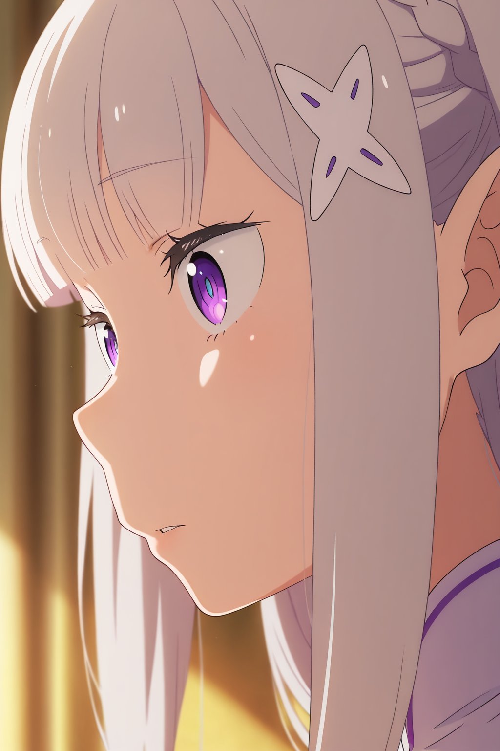 1girl,  emilia (Re:Zero),  (masterpiece) by user_32396704908346680551533 on Tensor.Art