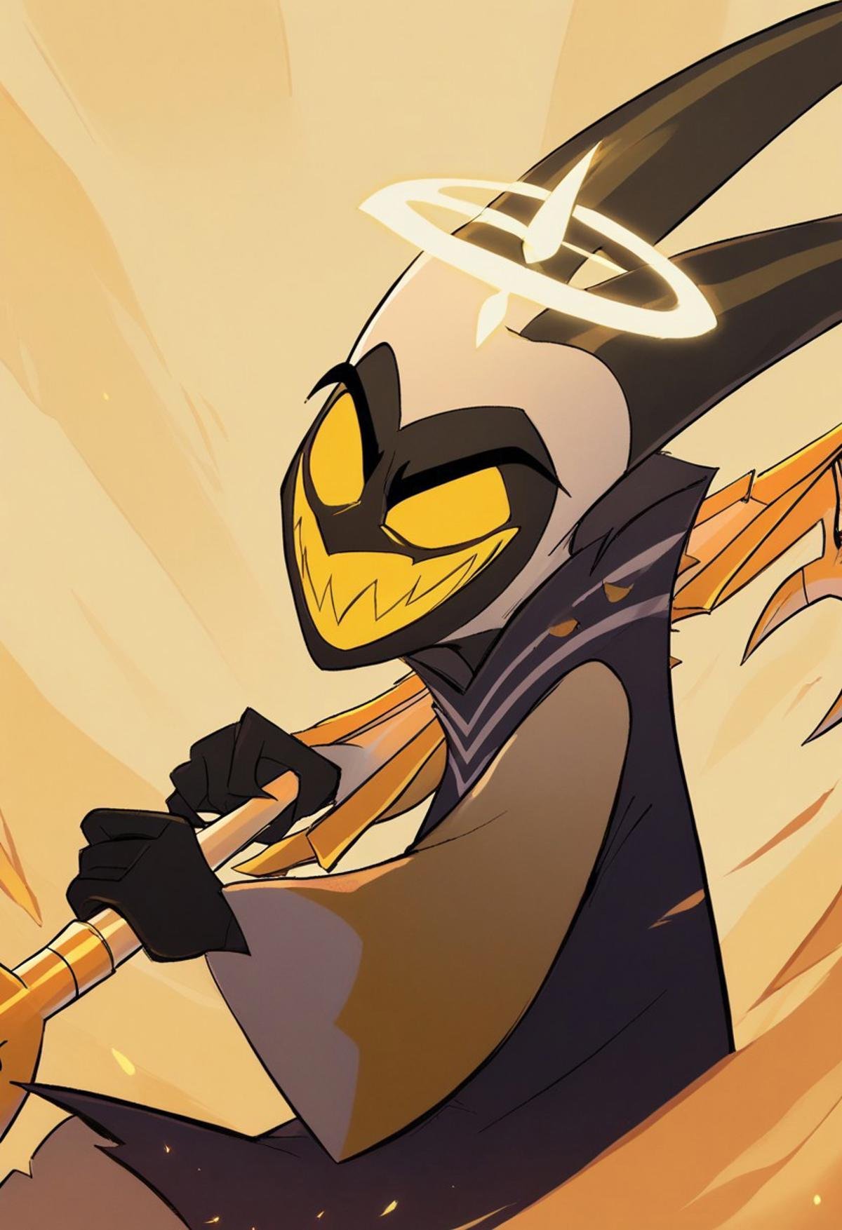 Adam,  masked Adam,  golden halo by MadPax on Tensor.Art