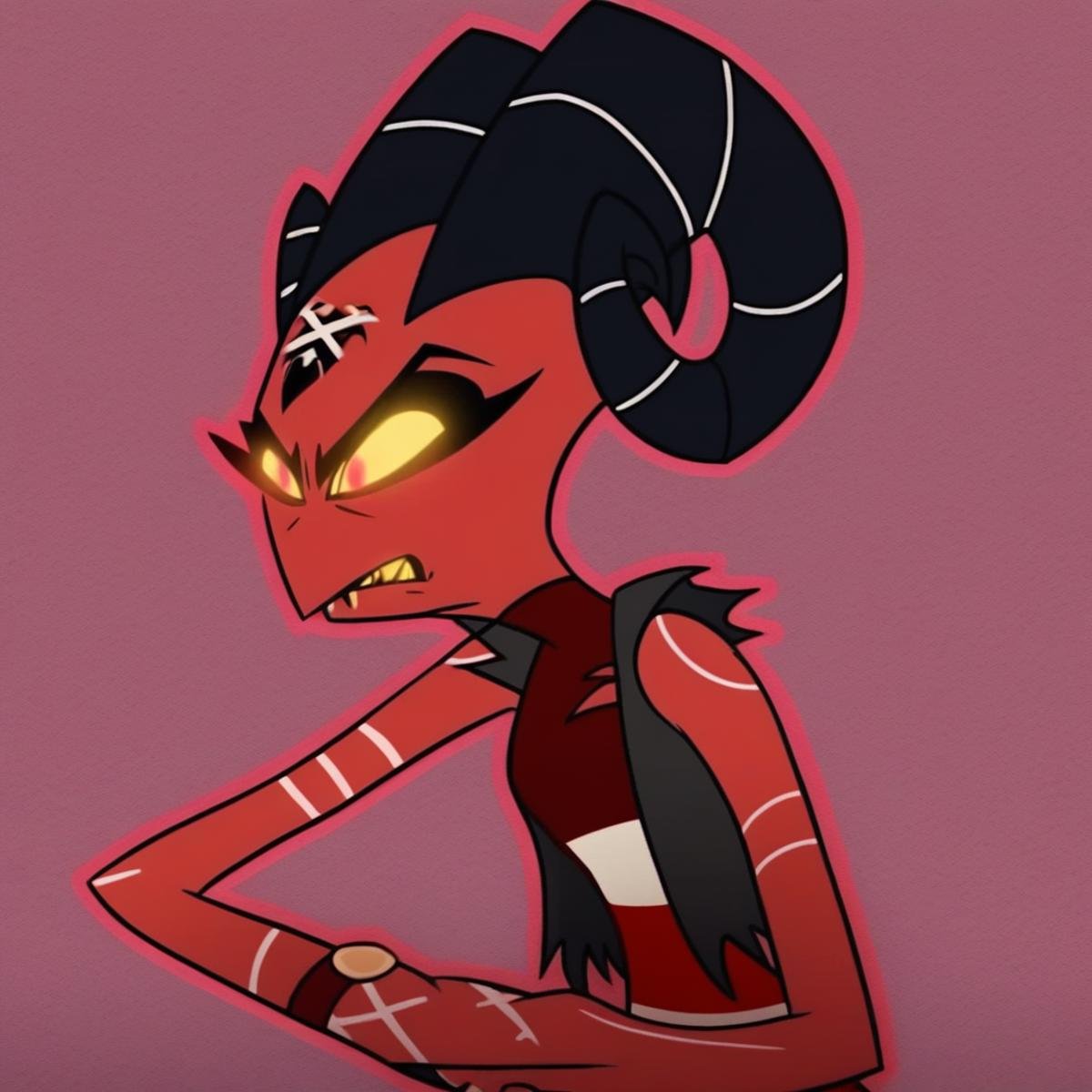 barbie wire,  1girl,  demon girl by MadPax on Tensor.Art