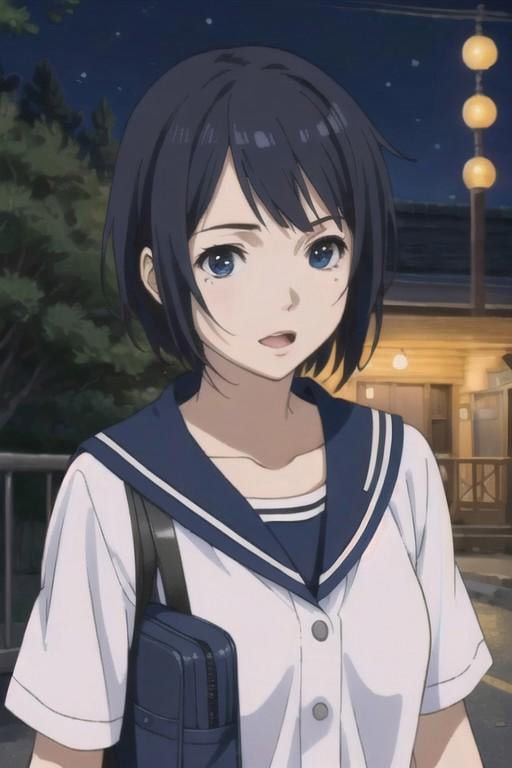 (masterpiece),  sanjo keiko,  short hair by duongve13112002 on Tensor.Art