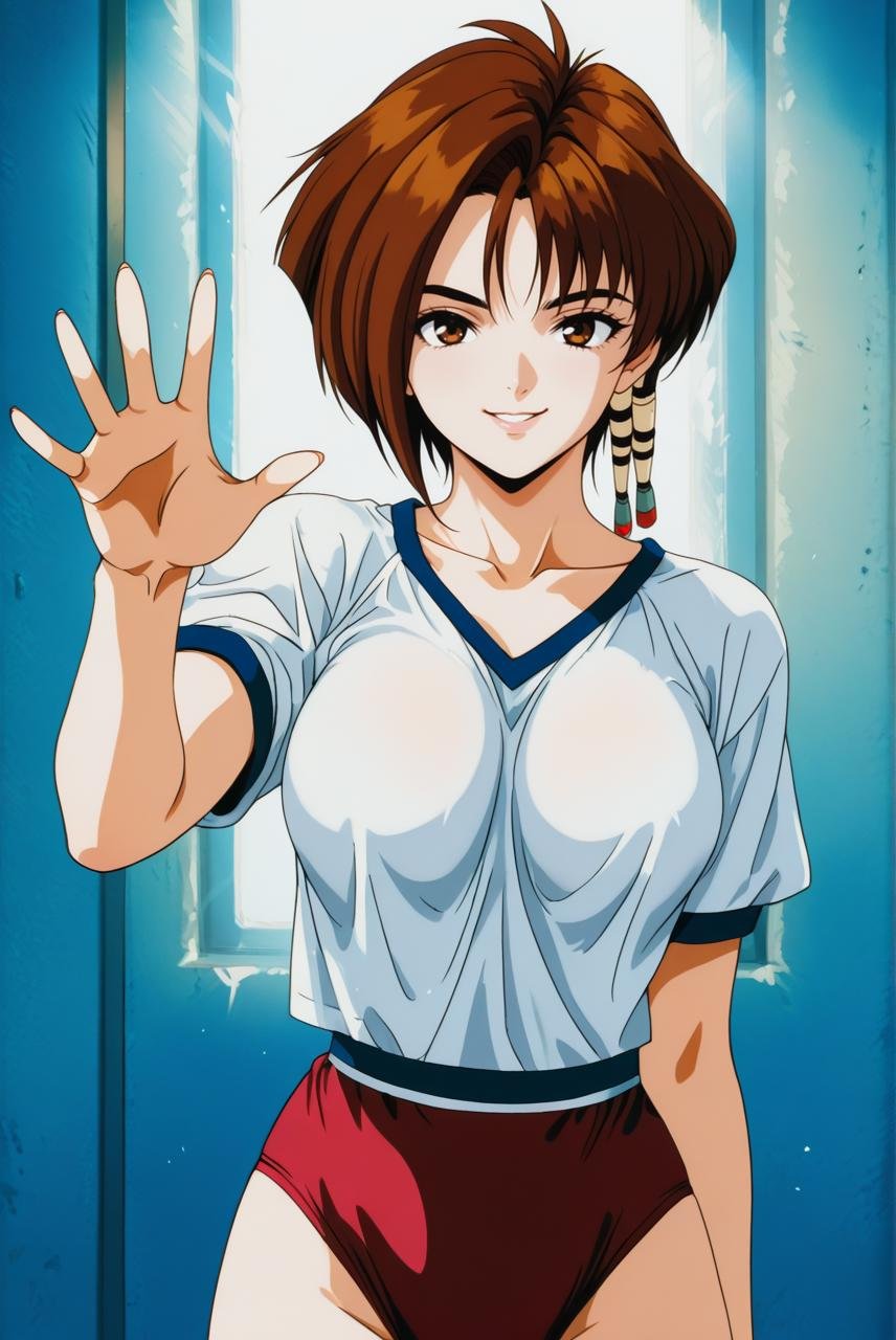 Iria,  short hair,  hair ornament by Farfegnugen on Tensor.Art