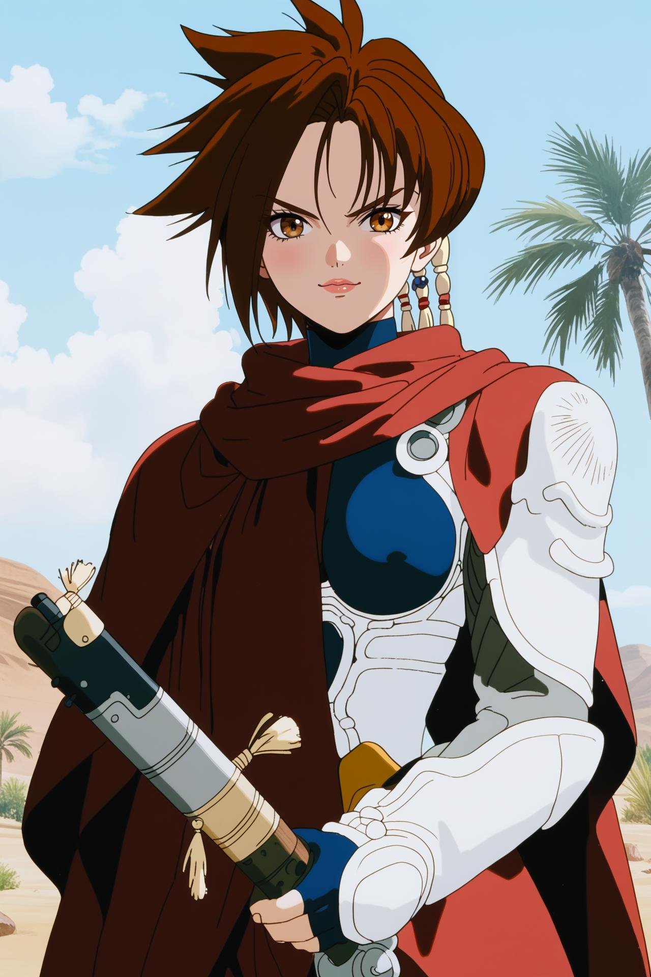 Iria,  short hair,  hair ornament by Farfegnugen on Tensor.Art