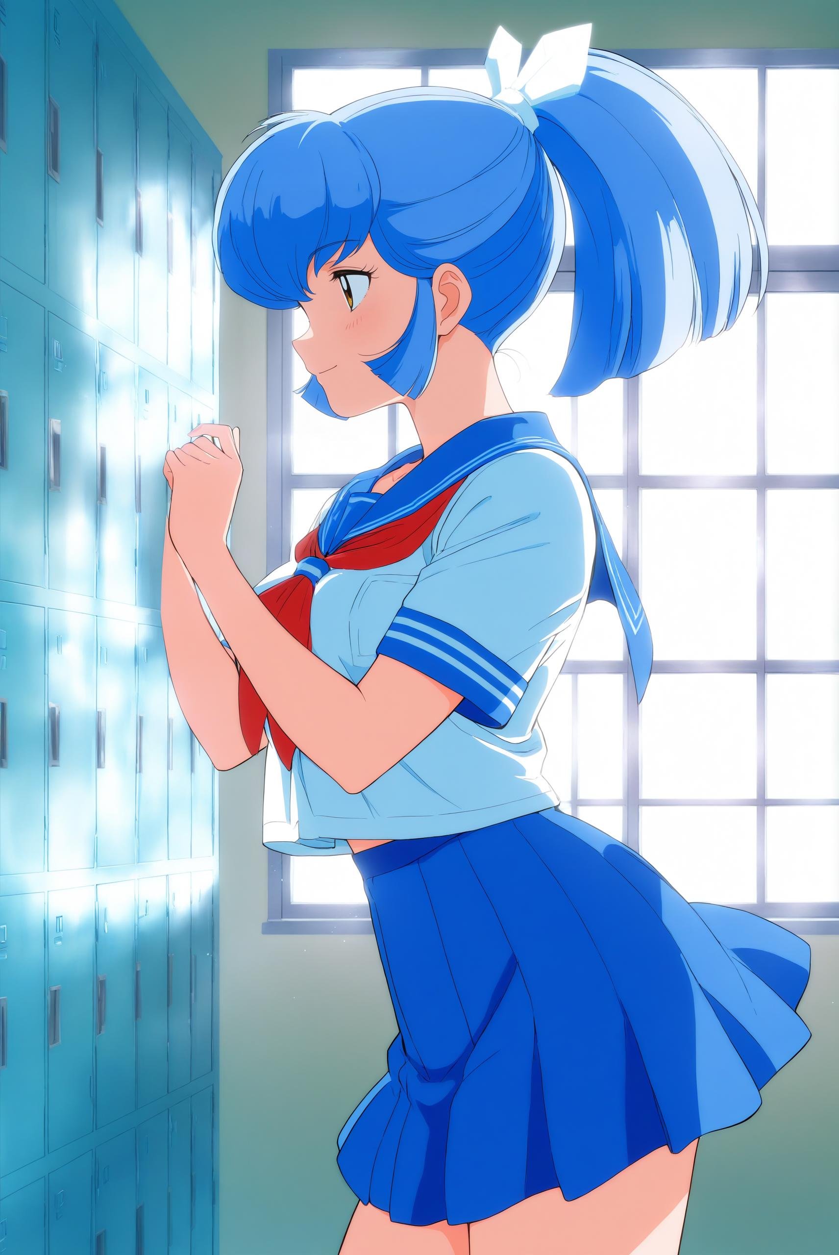 oyuki,  long hair,  blue hair by Farfegnugen on Tensor.Art
