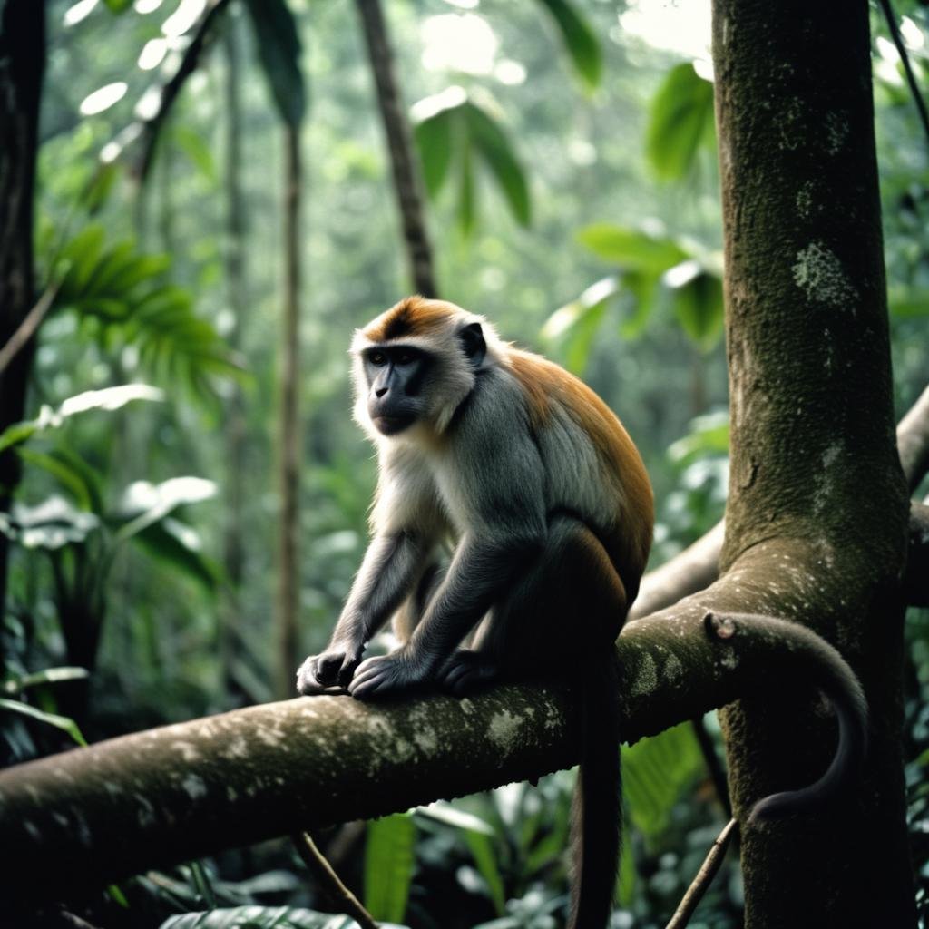 analog film photo of Cinematic style,  prehistoric style,  amazon jungle style by EauDeNoire on Tensor.Art
