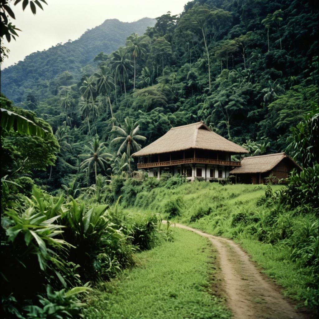 analog film photo of Cinematic style,  prehistoric style,  amazon jungle style by EauDeNoire on Tensor.Art