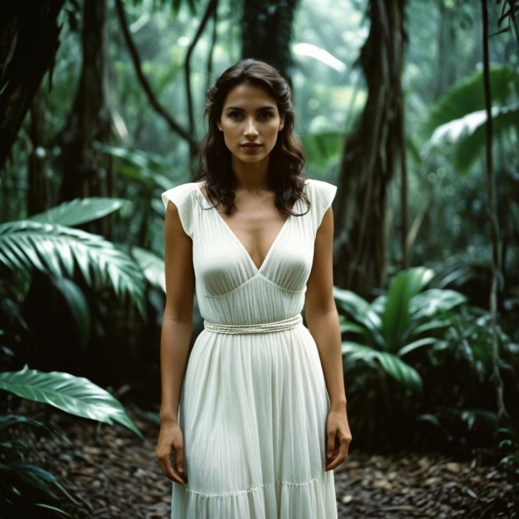 analog film photo of Cinematic style,  prehistoric style,  amazon jungle style by EauDeNoire on Tensor.Art