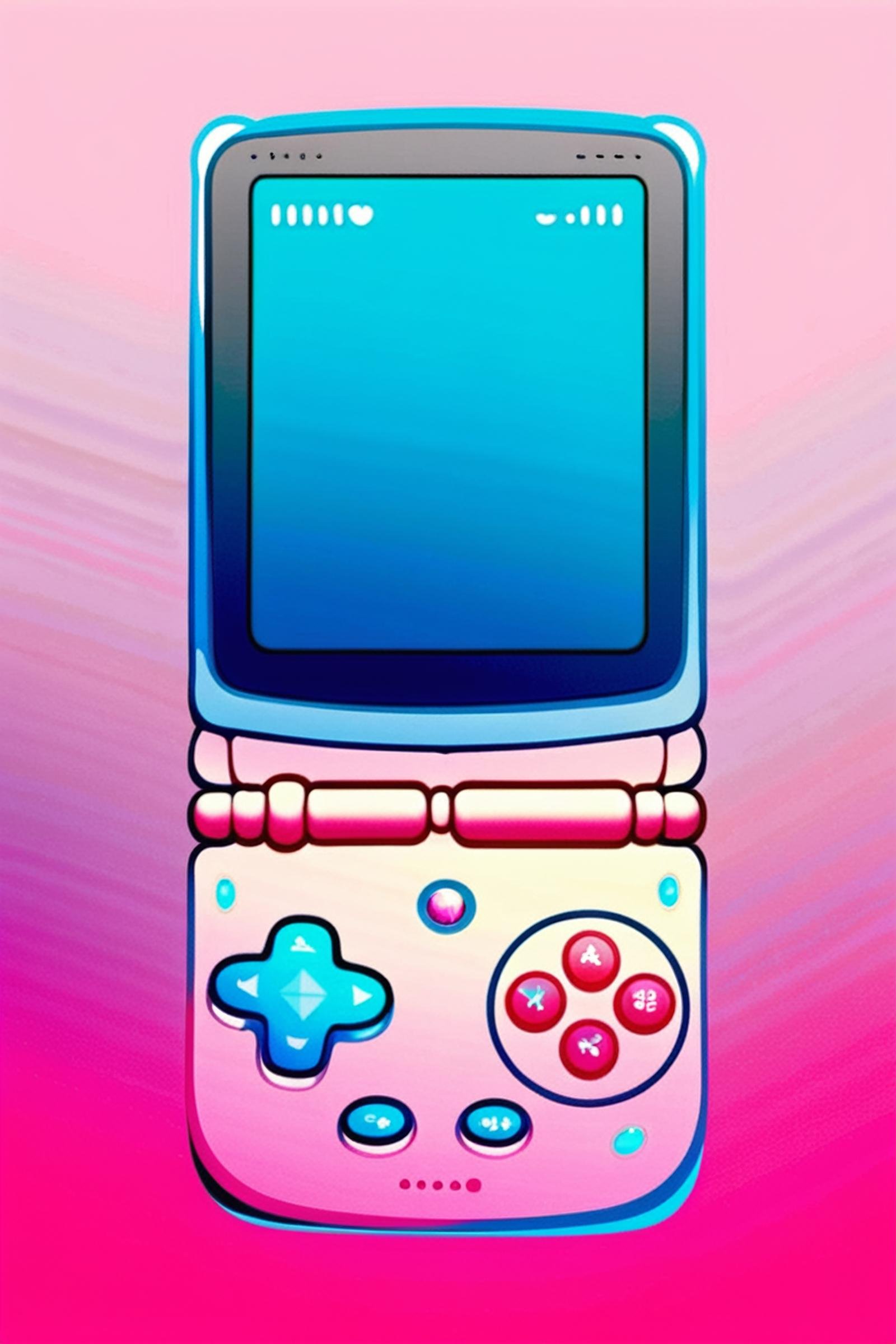 KawaiiDevices,  simple background,  gradient by Collapsed_Dreams on Tensor.Art
