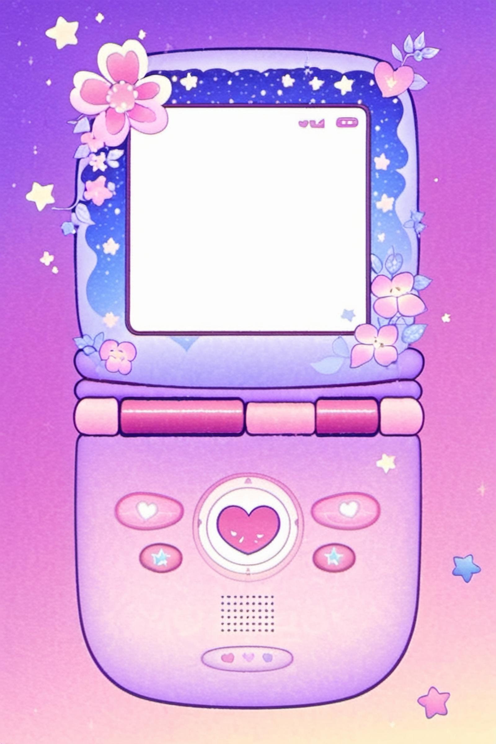 KawaiiDevices,  flower,  heart by Collapsed_Dreams on Tensor.Art