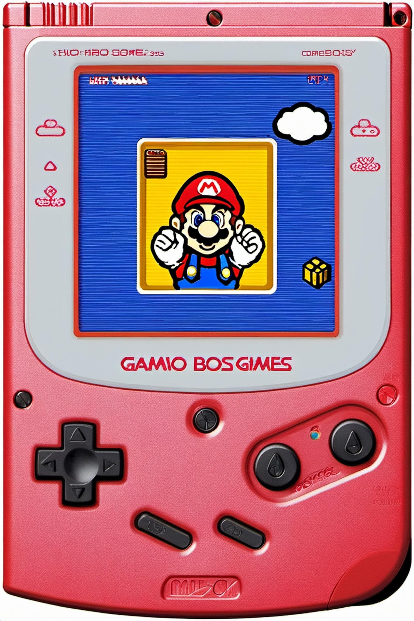 KawaiiDevices,  no humans,  handheld game console by Collapsed_Dreams on Tensor.Art