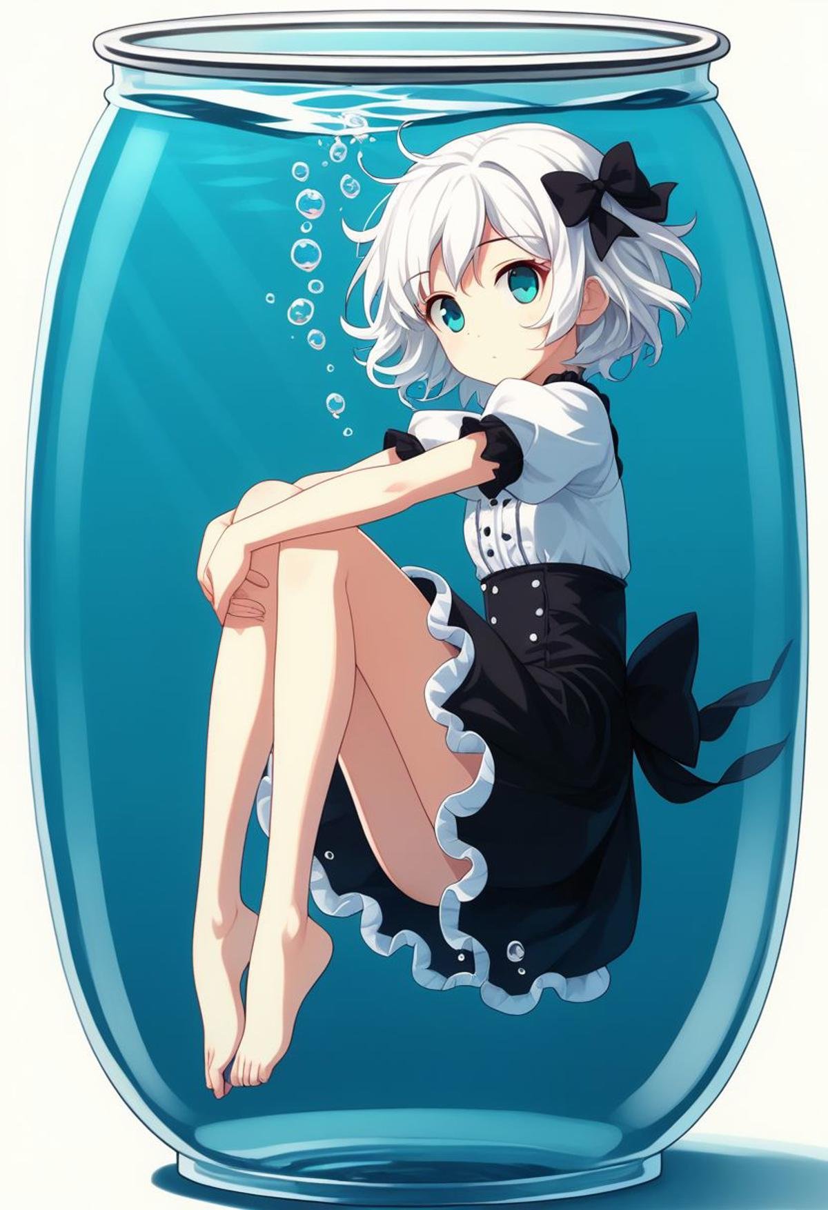 w4t3relemental style,  1girl,  submerged by Collapsed_Dreams on Tensor.Art
