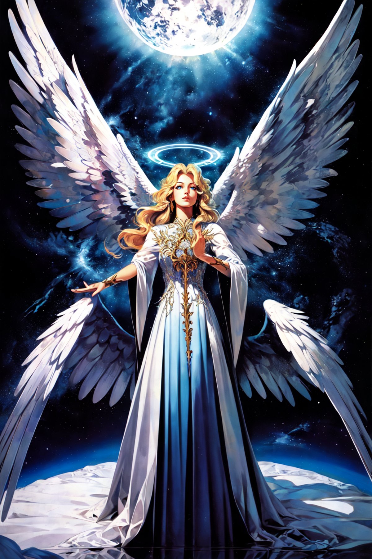 FantasyBookCover Style,  1girl,  solo by Collapsed_Dreams on Tensor.Art
