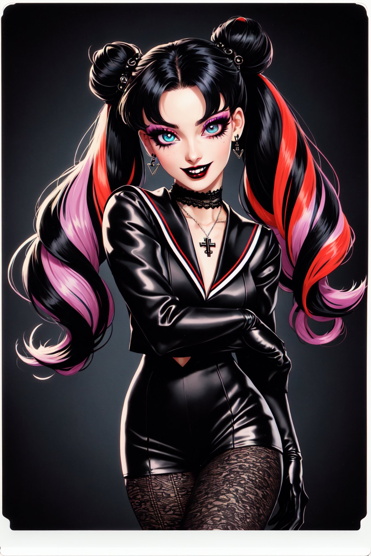 ProfessionalDetail PoltergeistLooks PolaroidFilter SailorMoonGoth by Collapsed_Dreams on Tensor.Art