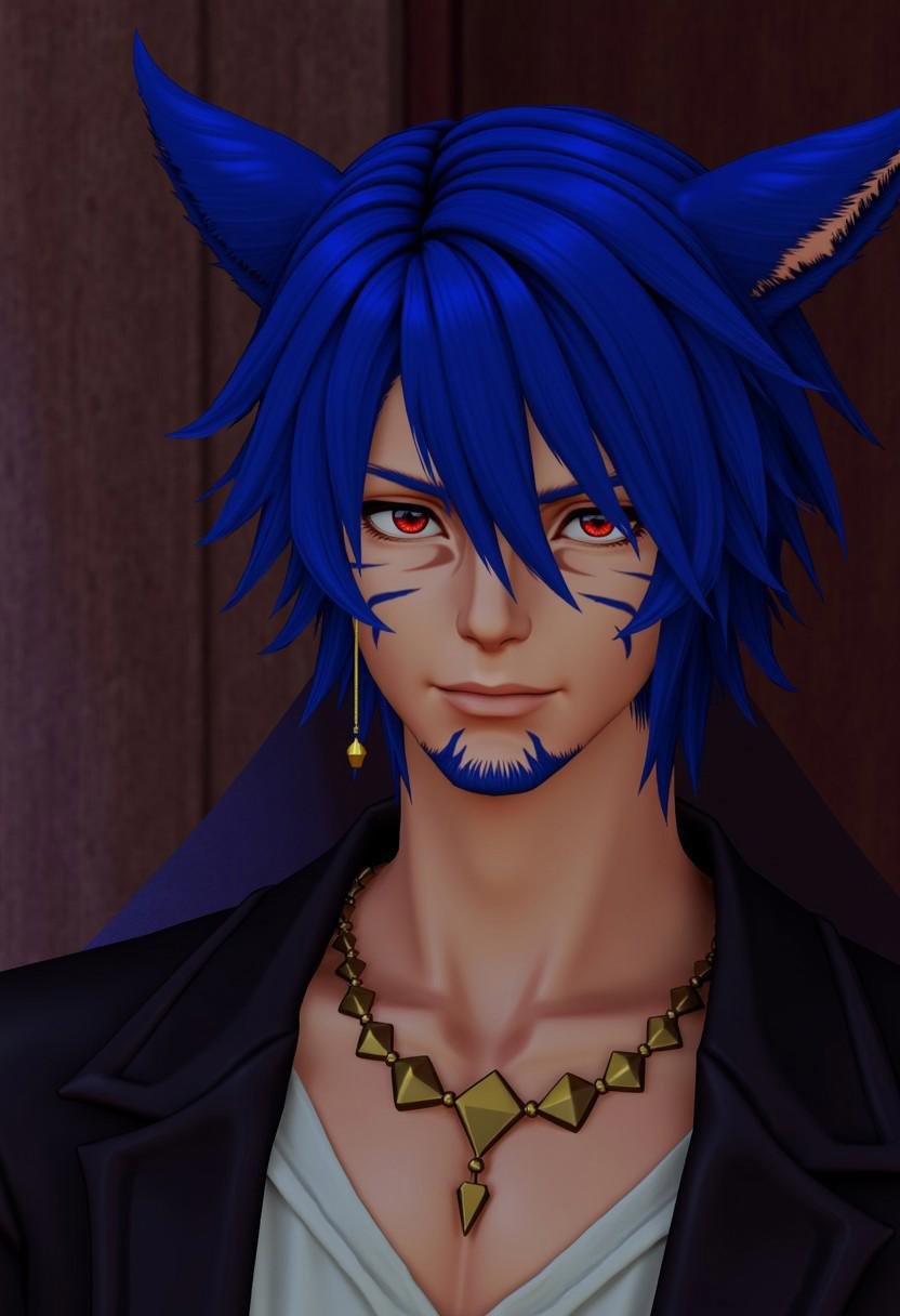 f4c32-miq0,  miqo'te,  1boy by Collapsed_Dreams on Tensor.Art