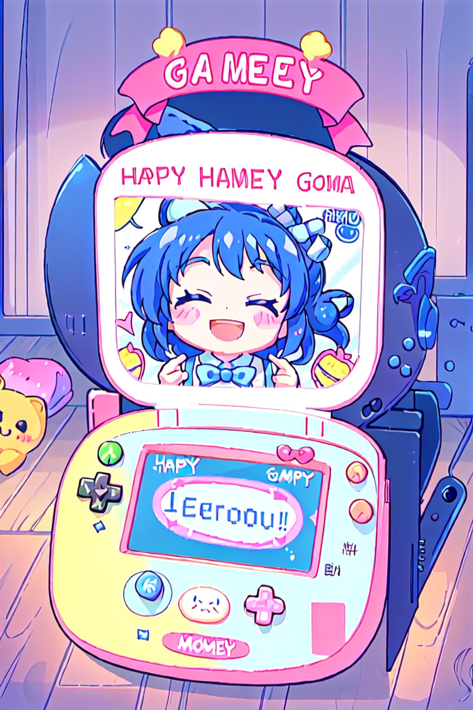 KawaiiDevices,  solo,  smile by Collapsed_Dreams on Tensor.Art