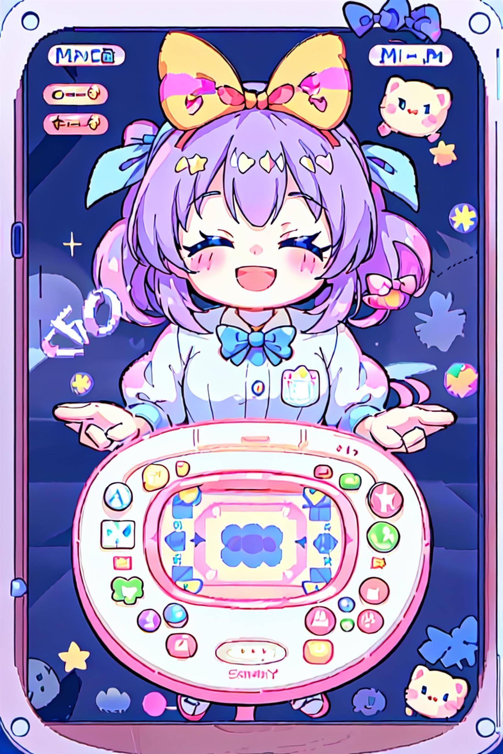 KawaiiDevices,  solo,  smile by Collapsed_Dreams on Tensor.Art