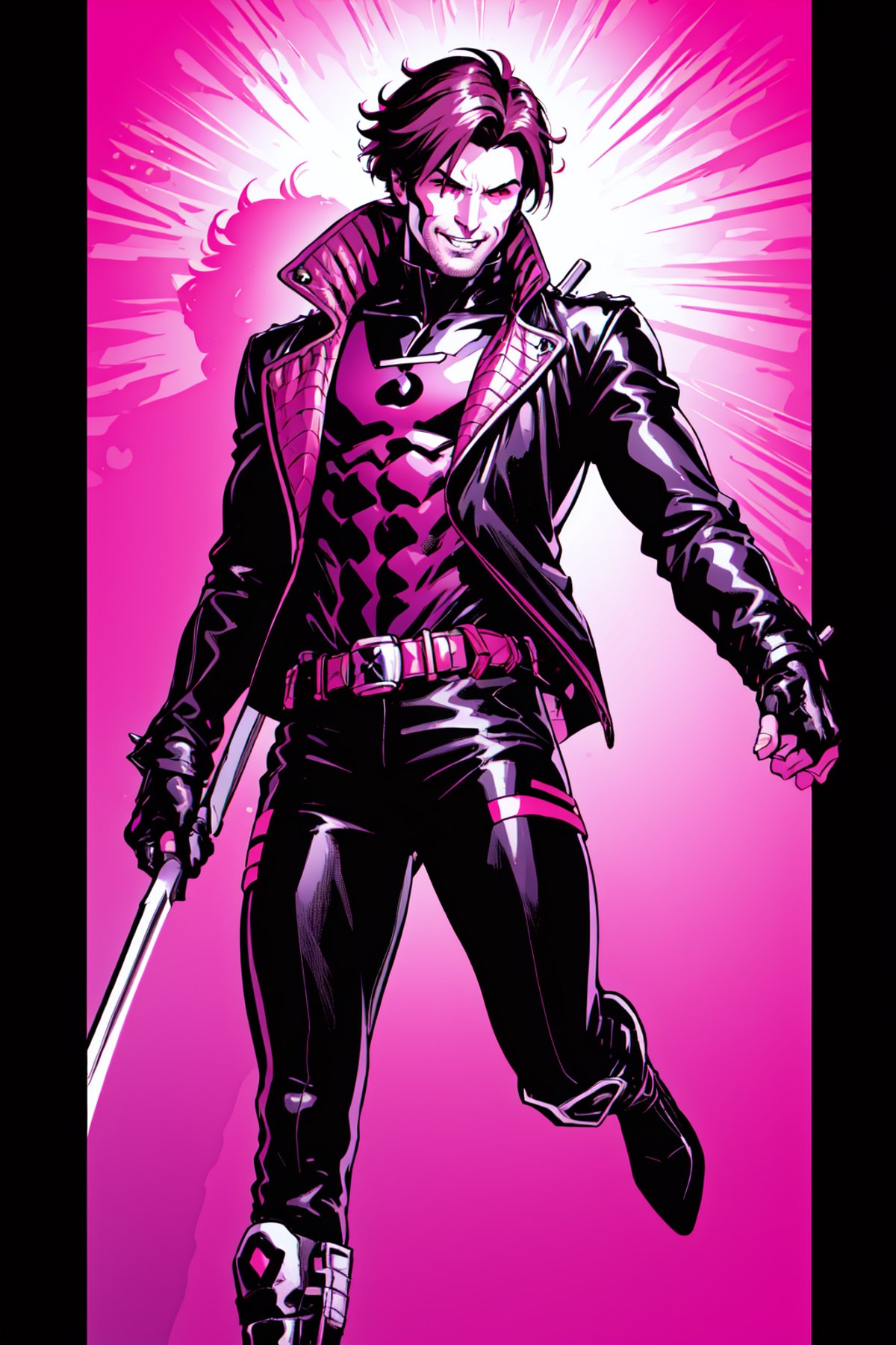 Gambit,  Le Diablo Blanc,  Remy Lebeau by Collapsed_Dreams on Tensor.Art