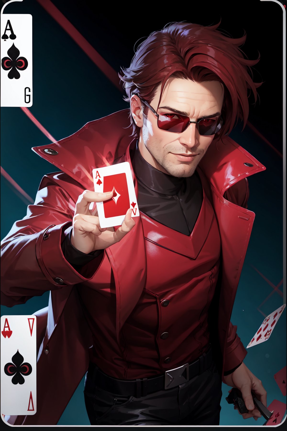 Gambit,  Le Diablo Blanc,  Remy Lebeau by Collapsed_Dreams on Tensor.Art