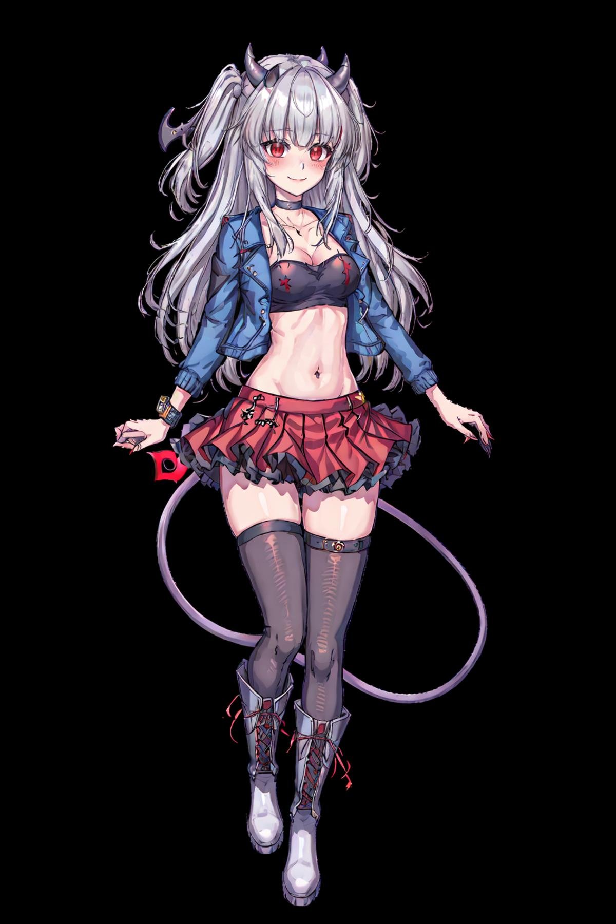 Lucy Pyre Demon Spawn,  1girl,  solo by Collapsed_Dreams on Tensor.Art