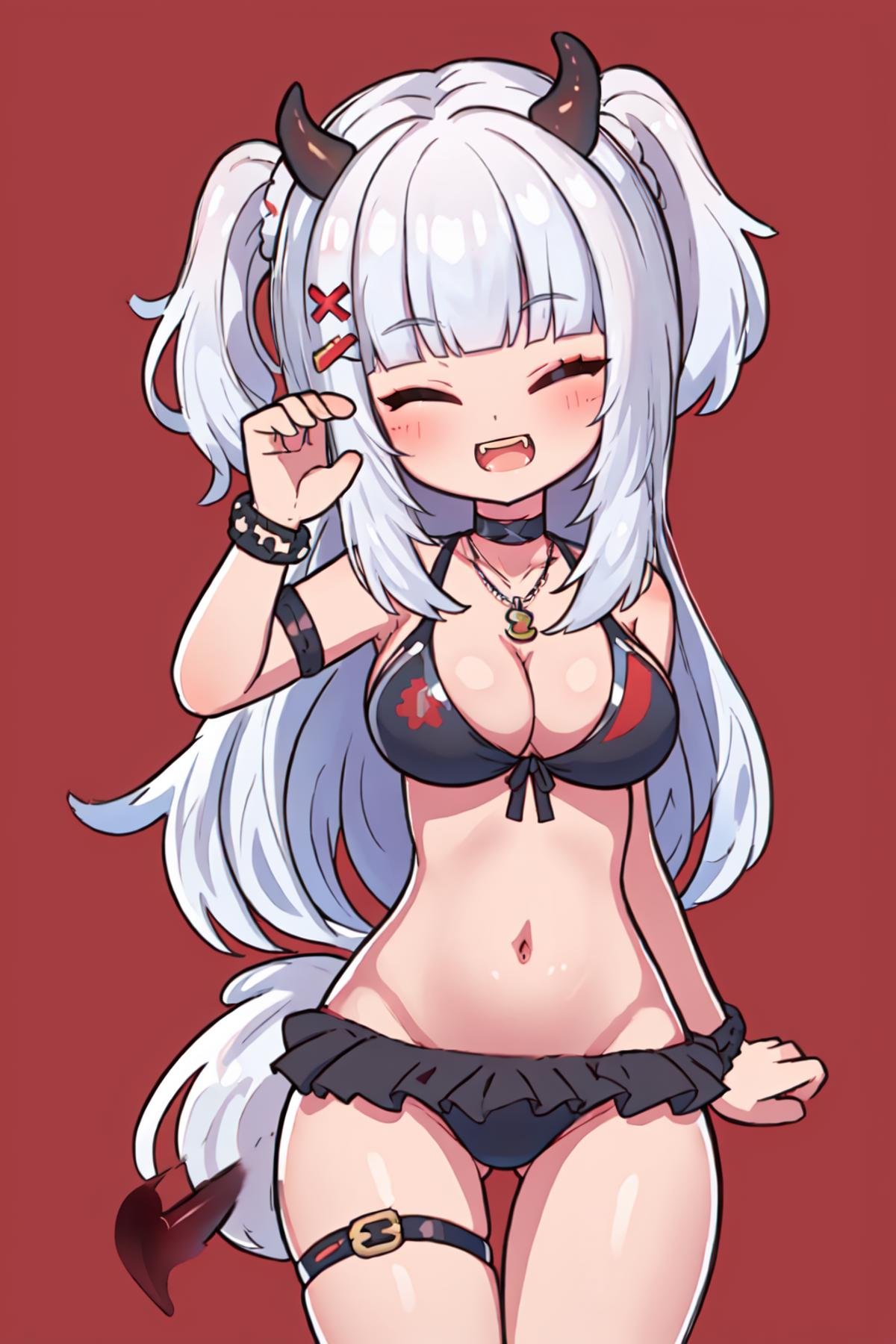 Lucy Pyre Demon Spawn,  1girl,  solo by Collapsed_Dreams on Tensor.Art