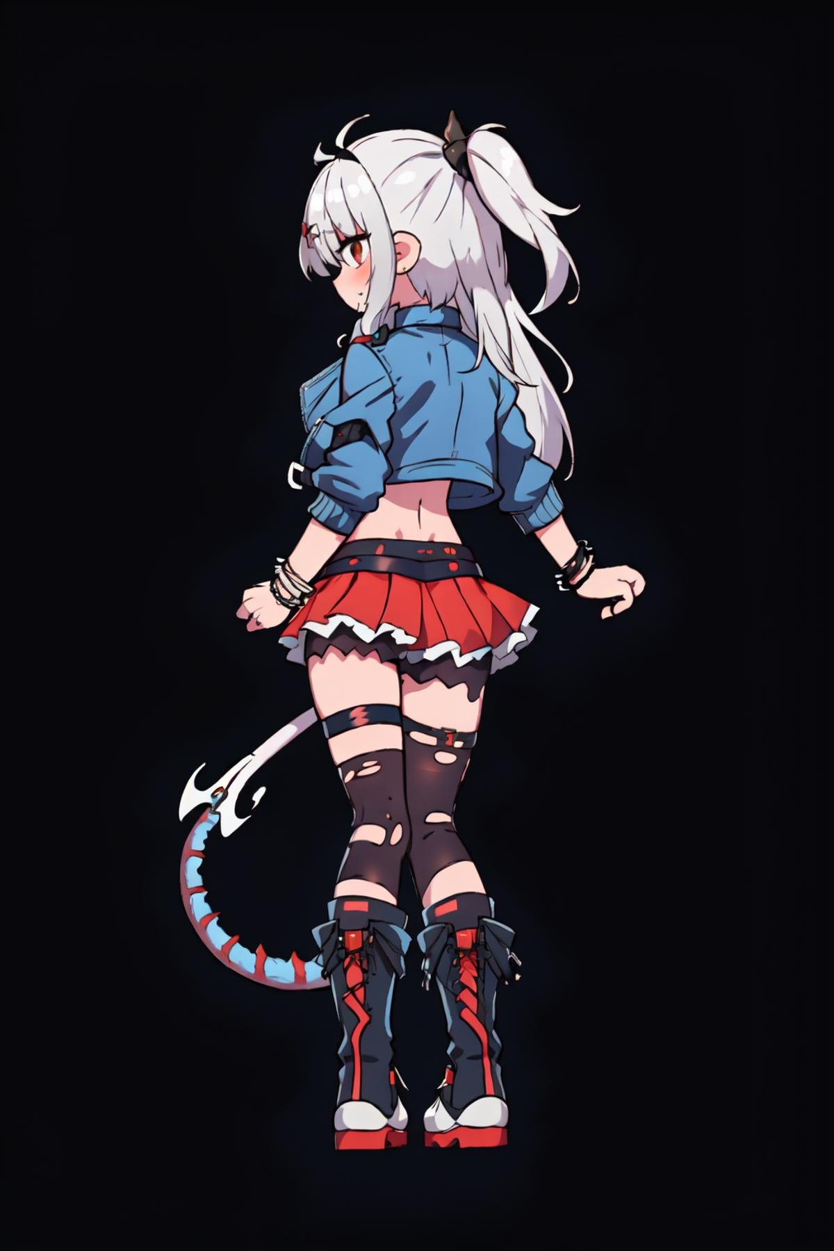 Lucy Pyre Demon Spawn,  1girl,  solo by Collapsed_Dreams on Tensor.Art