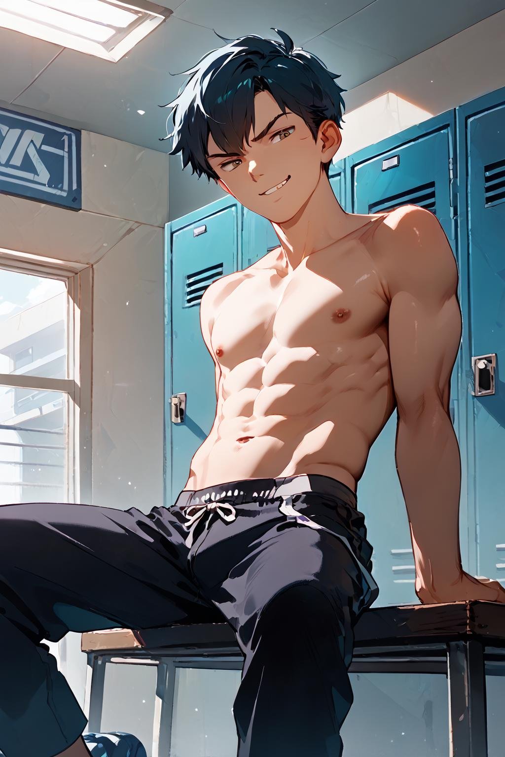 sci-fi illustration,  gyunei,  solo young male by hushicho on Tensor.Art