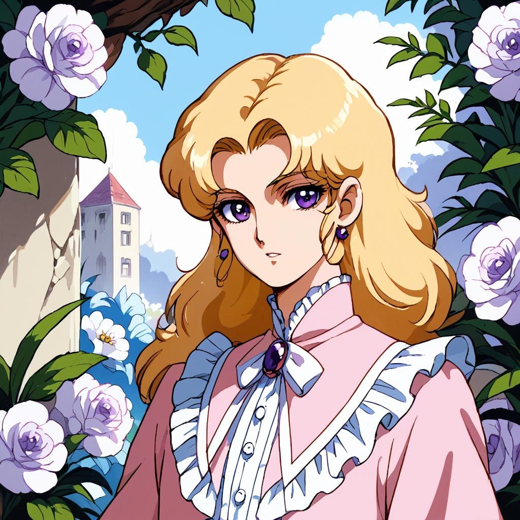 retro anime,  solo male,  beautiful face by hushicho on Tensor.Art