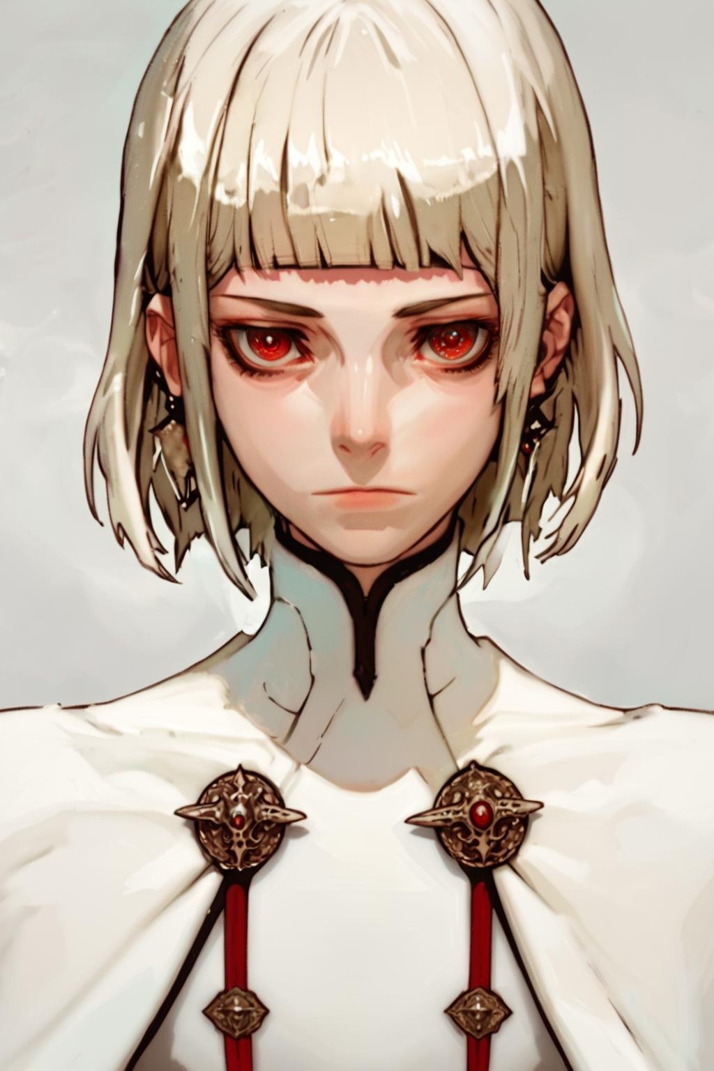 brother one,  solo male focus,  platinum hair by hushicho on Tensor.Art