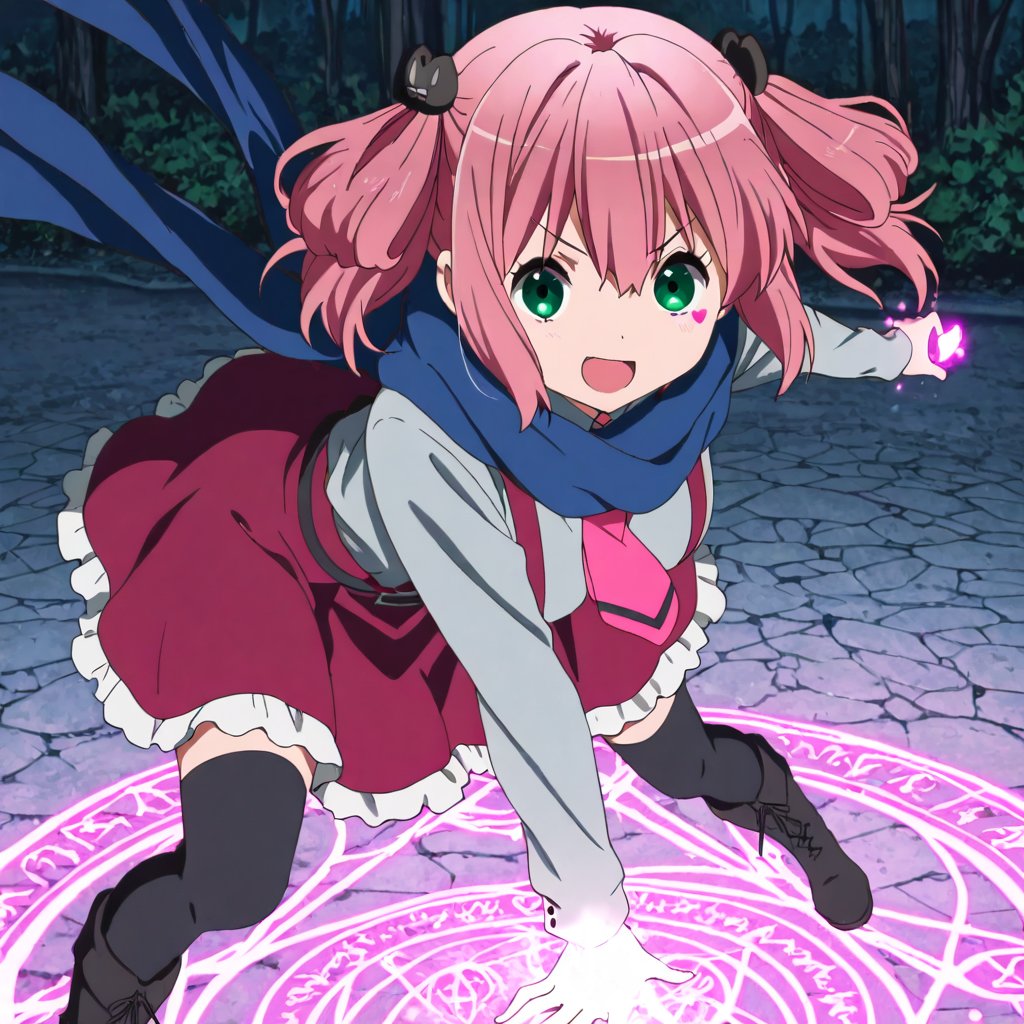 Shichimiya satone,  Chuunibyou demo koi ga shitai!,  pink hair by A1tan on Tensor.Art