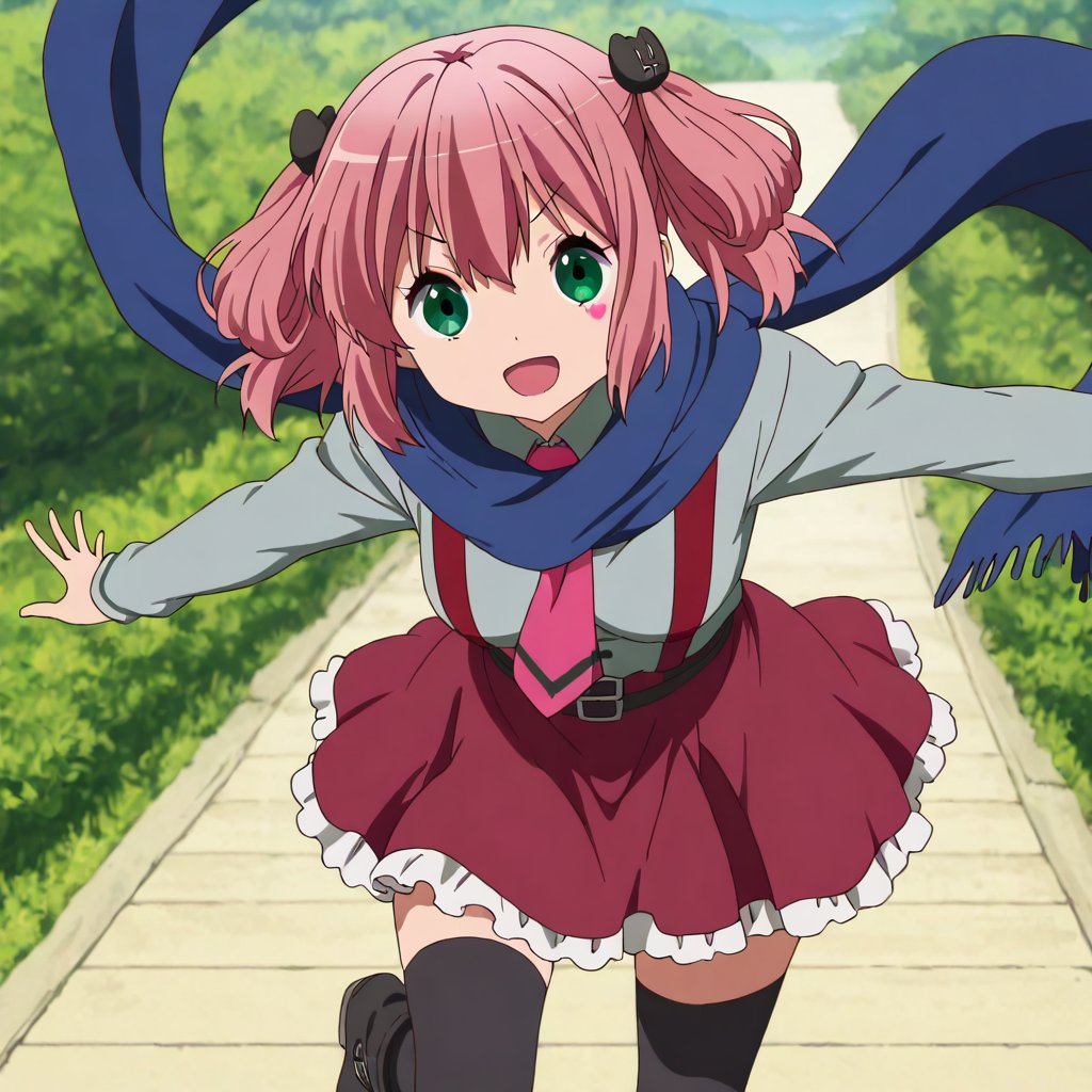 Shichimiya satone,  Chuunibyou demo koi ga shitai!,  pink hair by A1tan on Tensor.Art