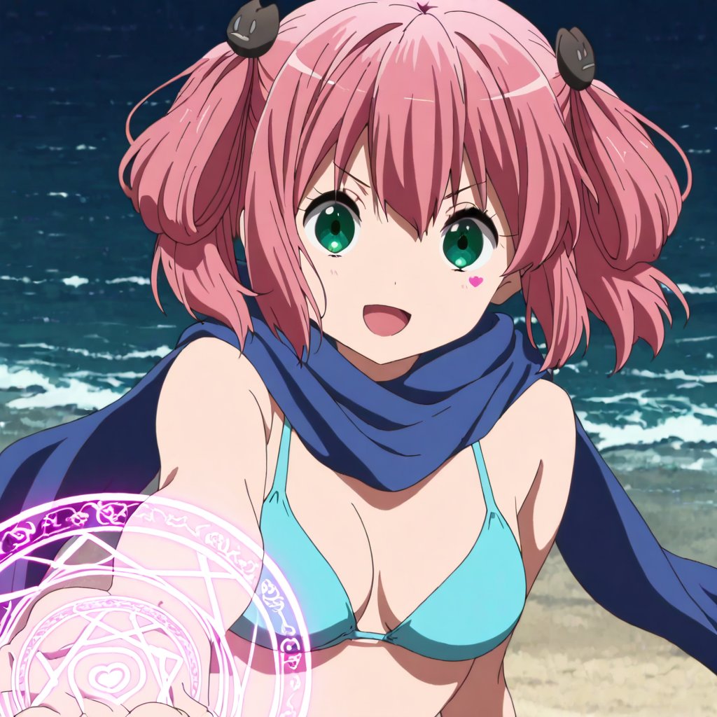 Shichimiya satone,  Chuunibyou demo koi ga shitai!,  pink hair by A1tan on Tensor.Art