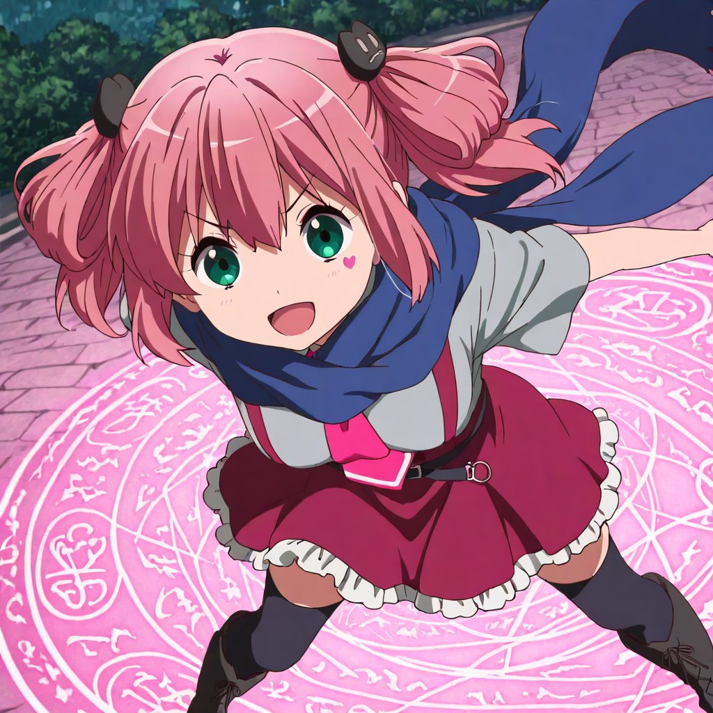 Shichimiya satone,  Chuunibyou demo koi ga shitai!,  pink hair by A1tan on Tensor.Art