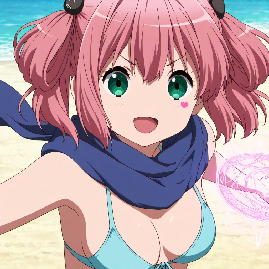 Shichimiya satone,  Chuunibyou demo koi ga shitai!,  pink hair by A1tan on Tensor.Art