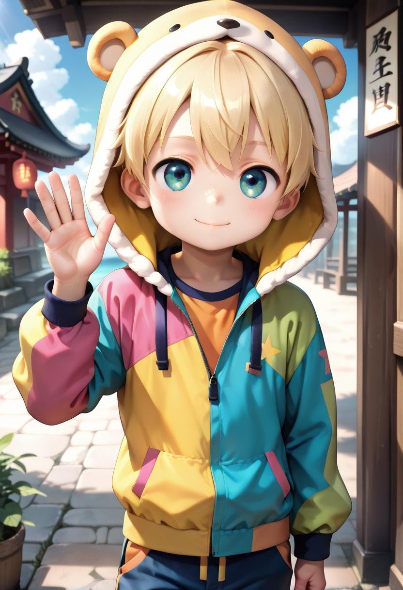 sota,  1boy,  colorful jacket by fearvel on Tensor.Art