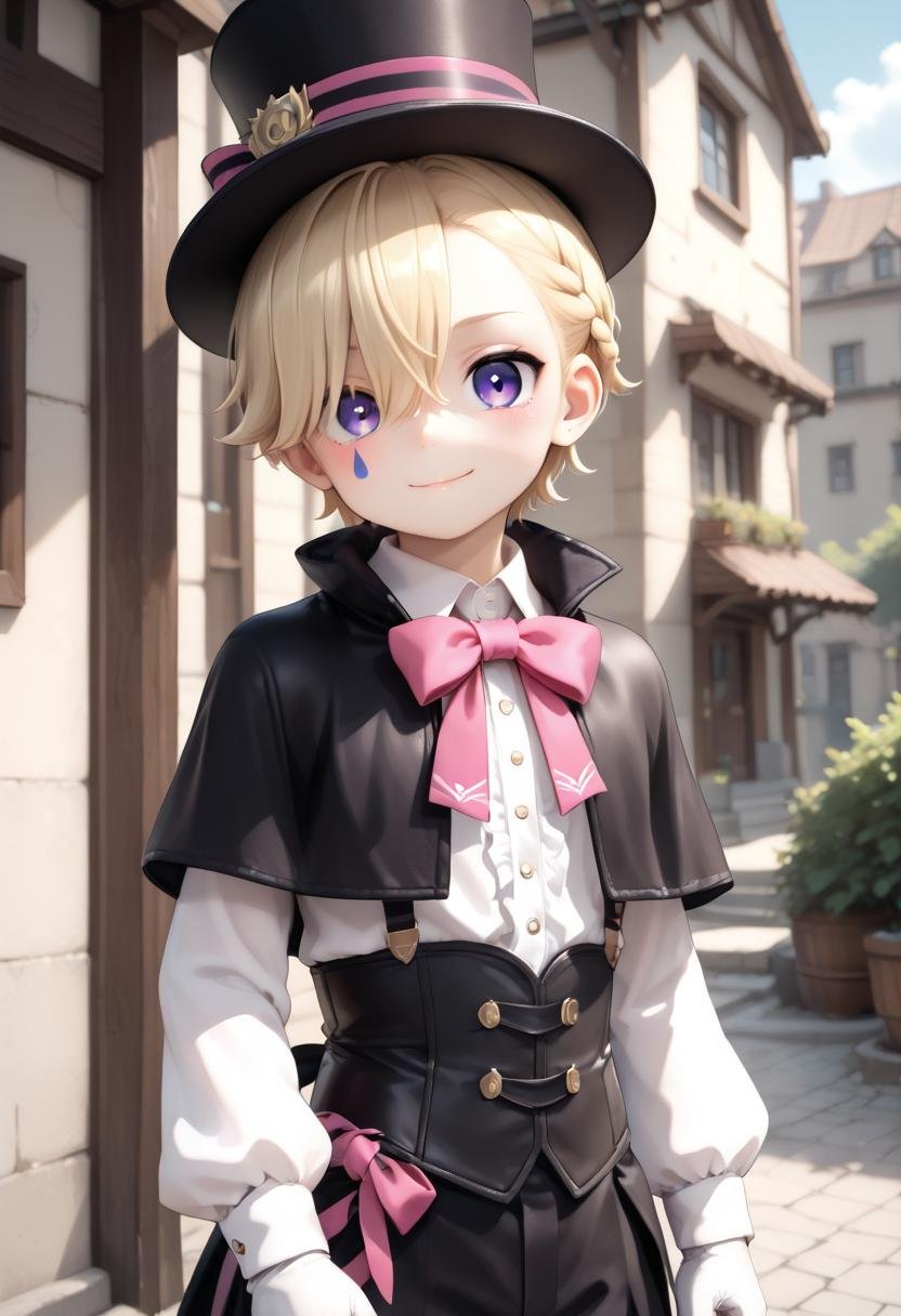 masterpiece,  best quality,  lyney by fearvel on Tensor.Art